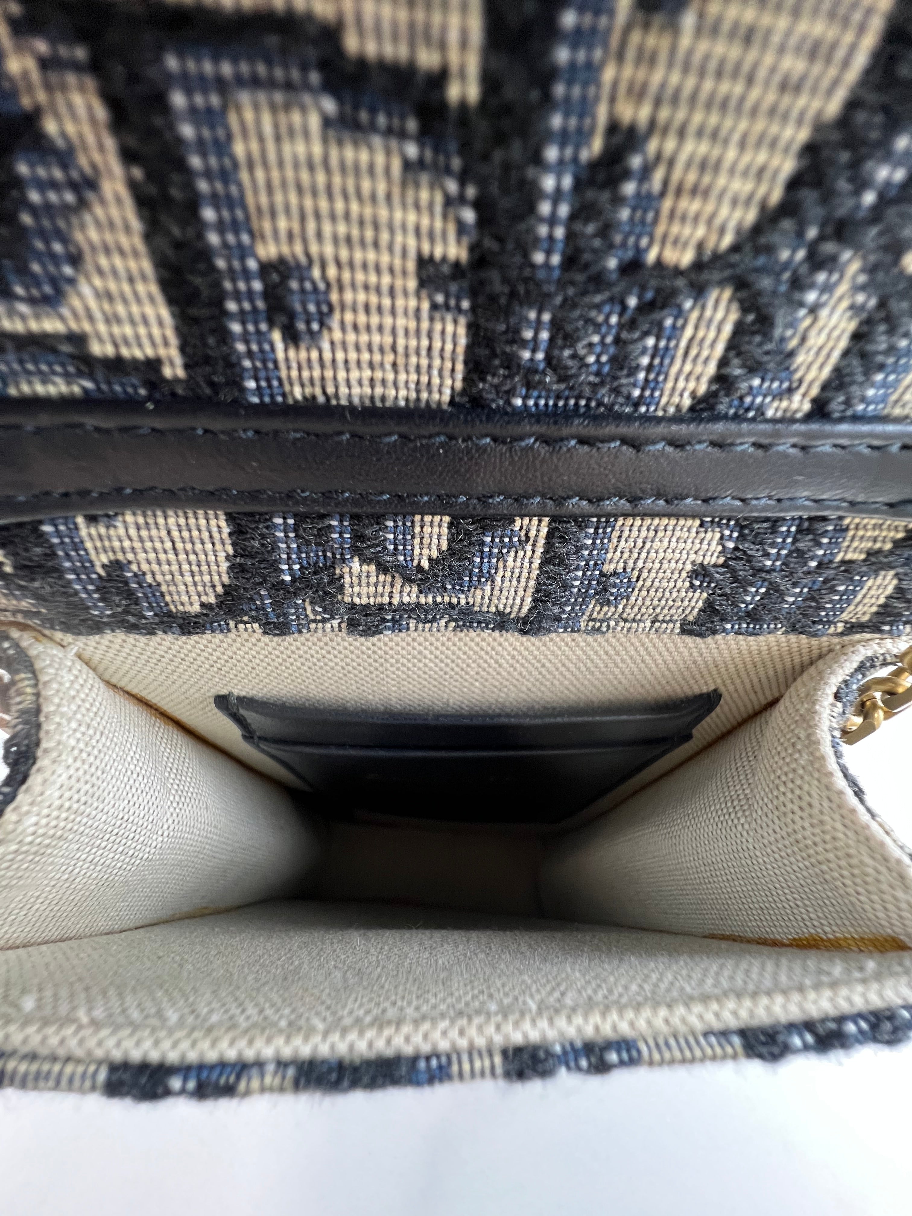 Christian Dior Oblique Vertical Saddle