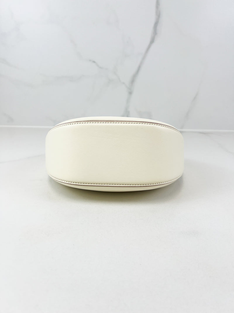 Valentino Garavani Cream Mini VLogo Moon Crossbody Bag