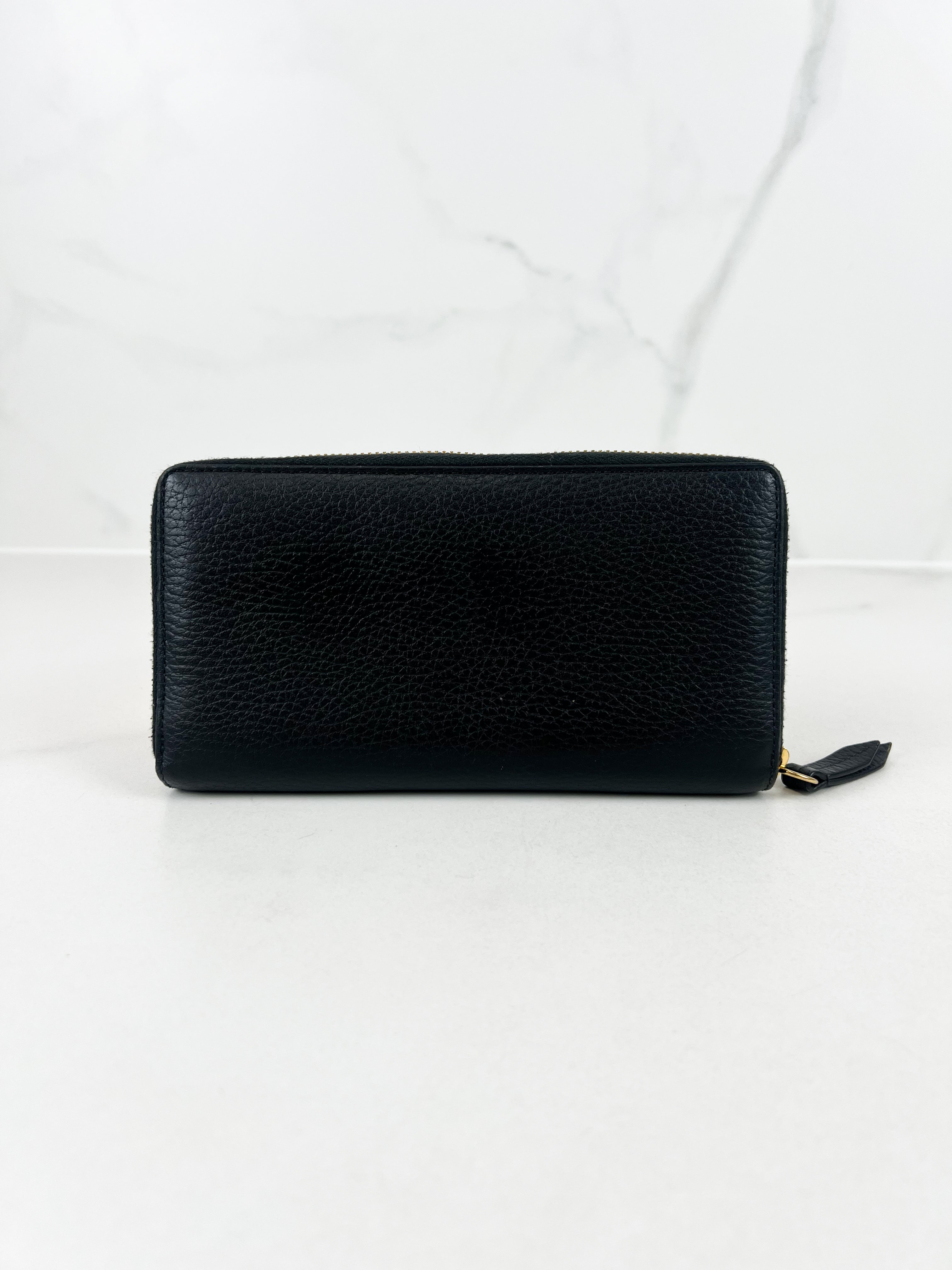 Gucci Long Marmont Zip Around Wallet