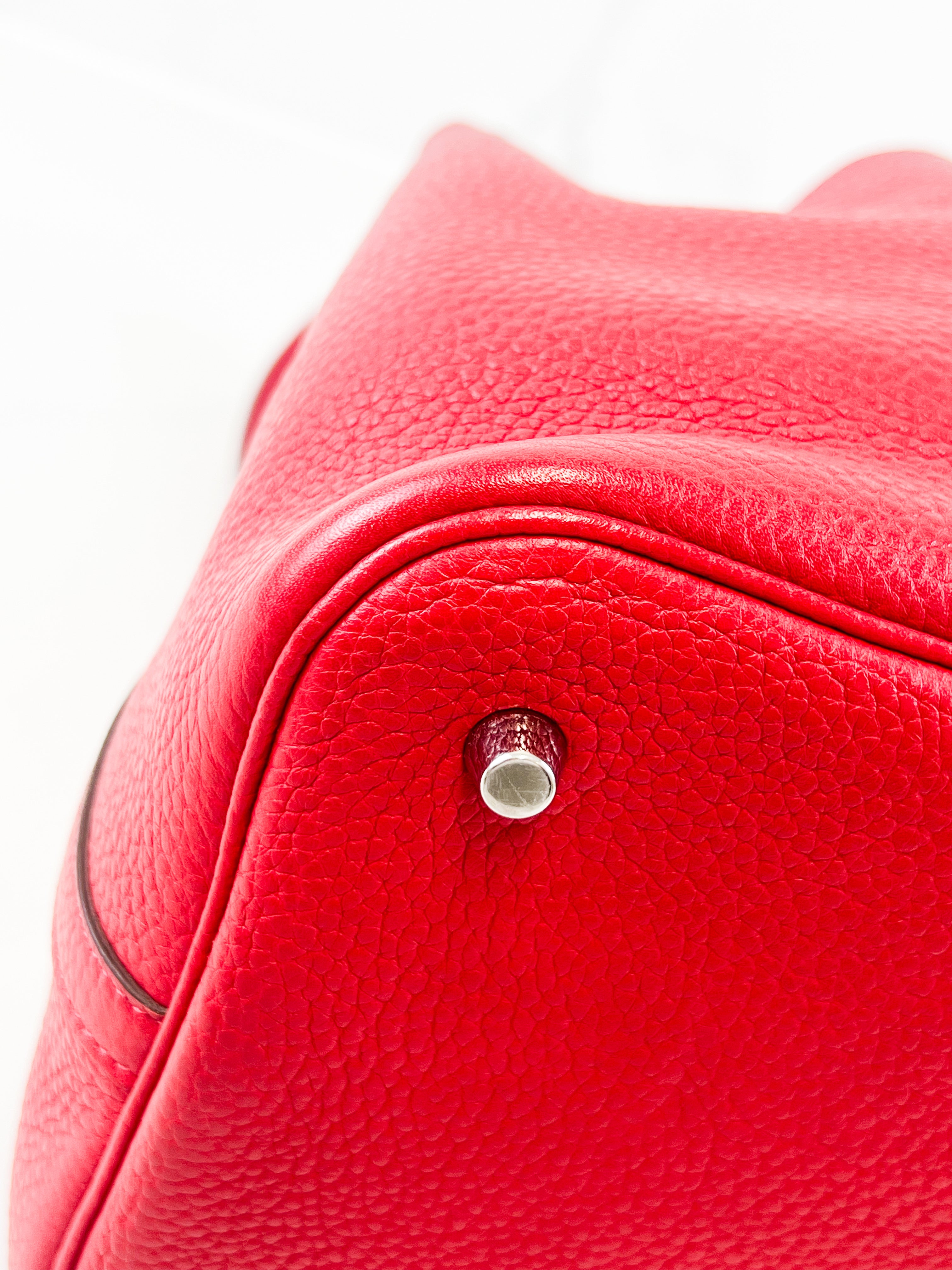 Hermes Picotin 22 Red Leather