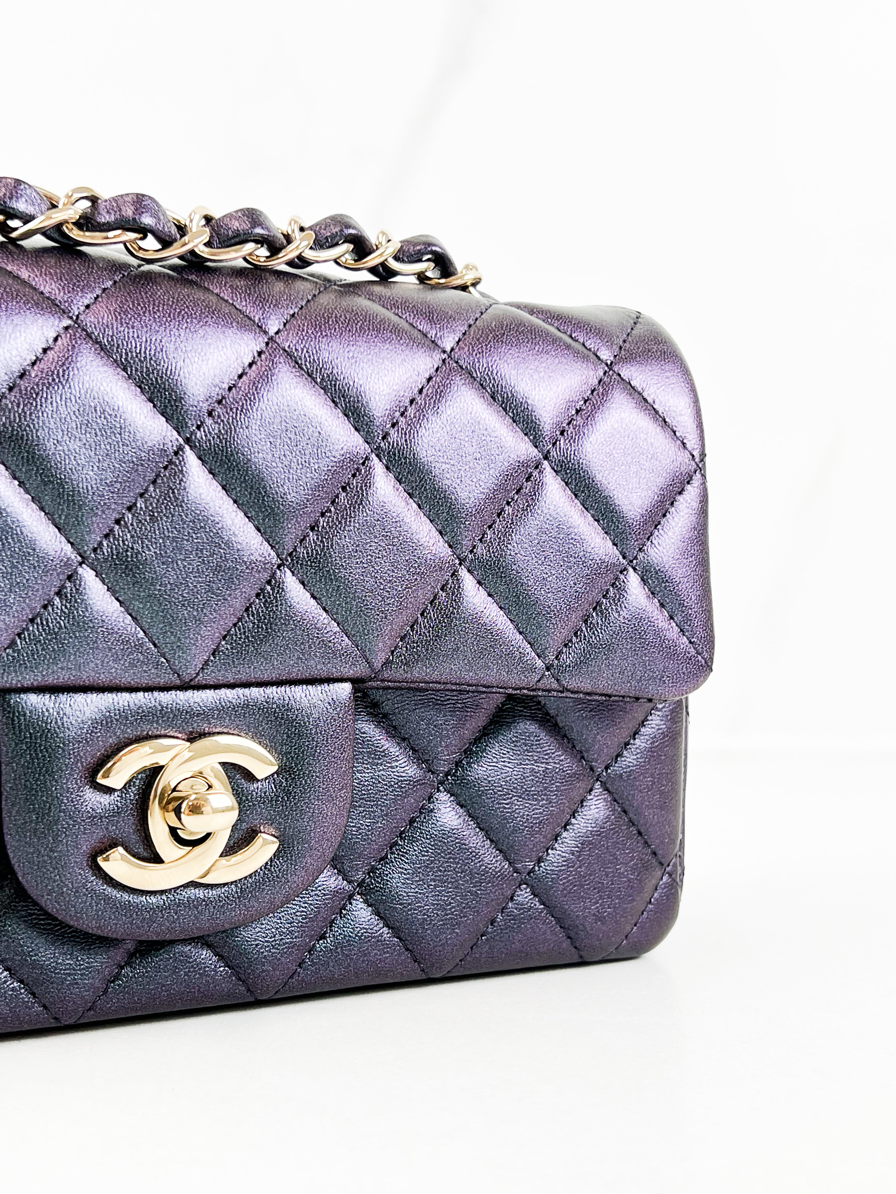 Chanel Rectangular Mini Flap Calfskin Shoulder Bag