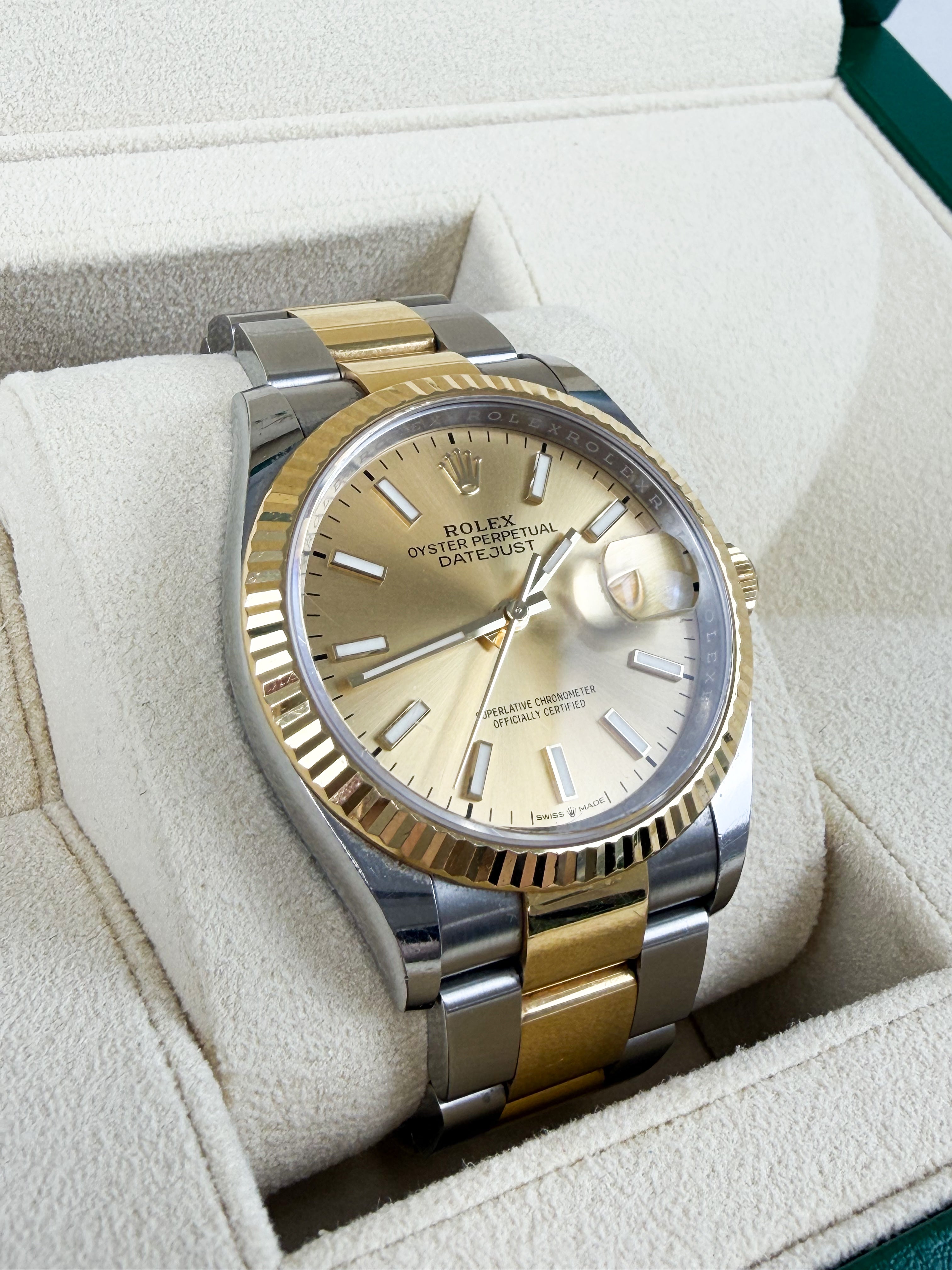 Rolex Oyster Perpetual Datejust 36mm Two-Tone
