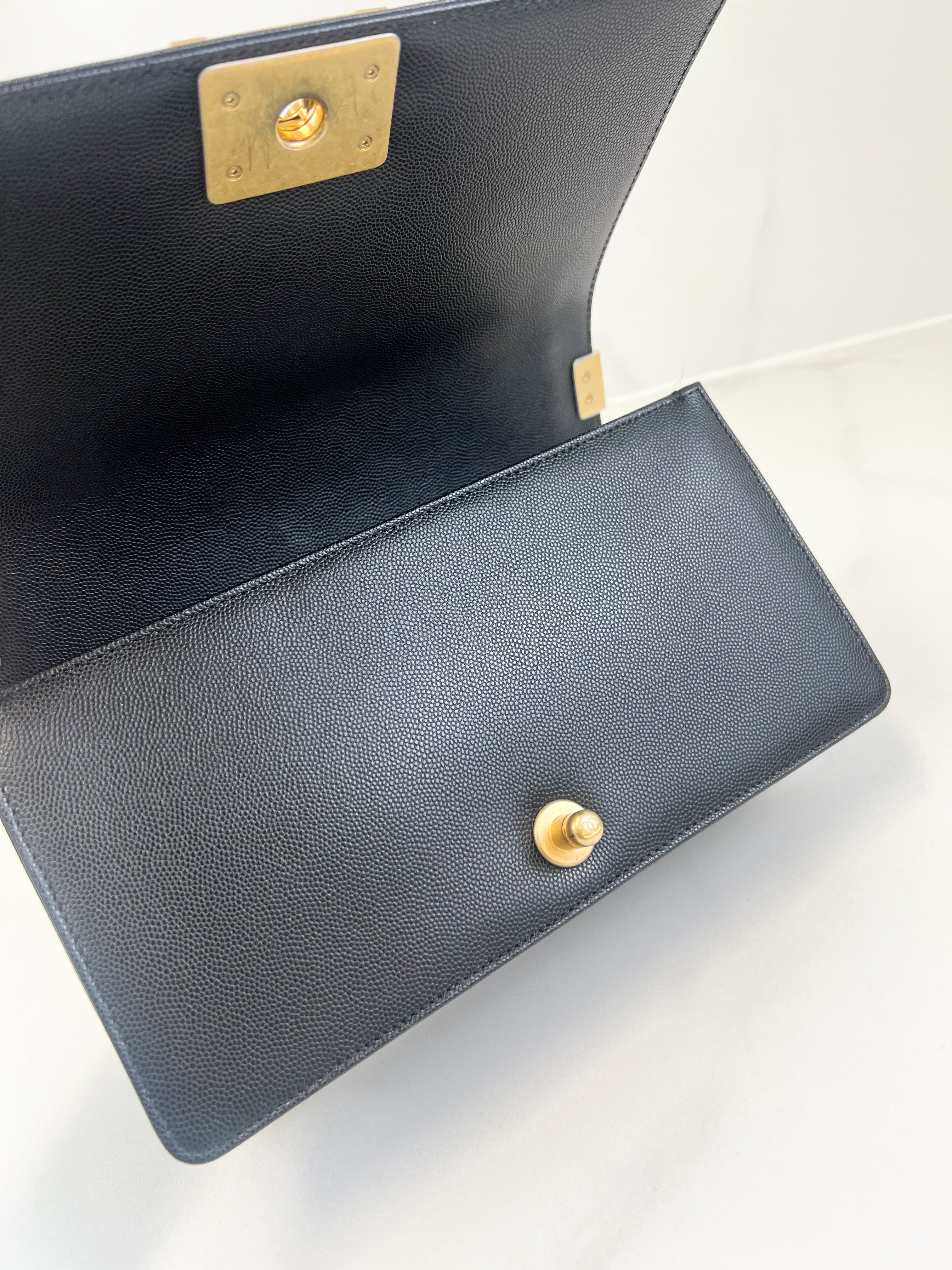 Chanel Old Medium Boy Bag with GHW