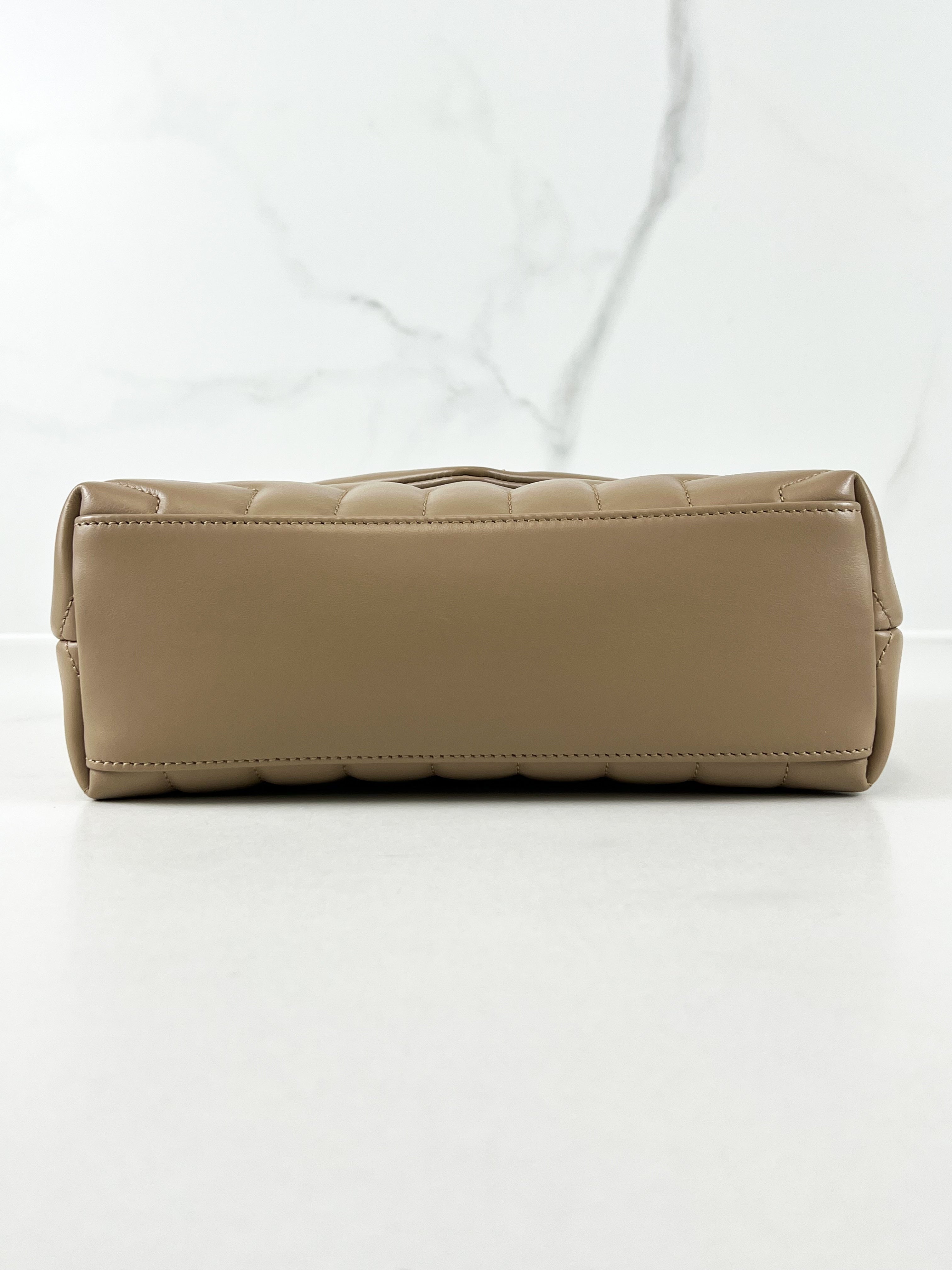 Saint Laurent Loulou Medium Chain Bag in Quilted Leather
