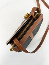 Celine Small Teen Cabas Canvas & Leather Shoulder Bag