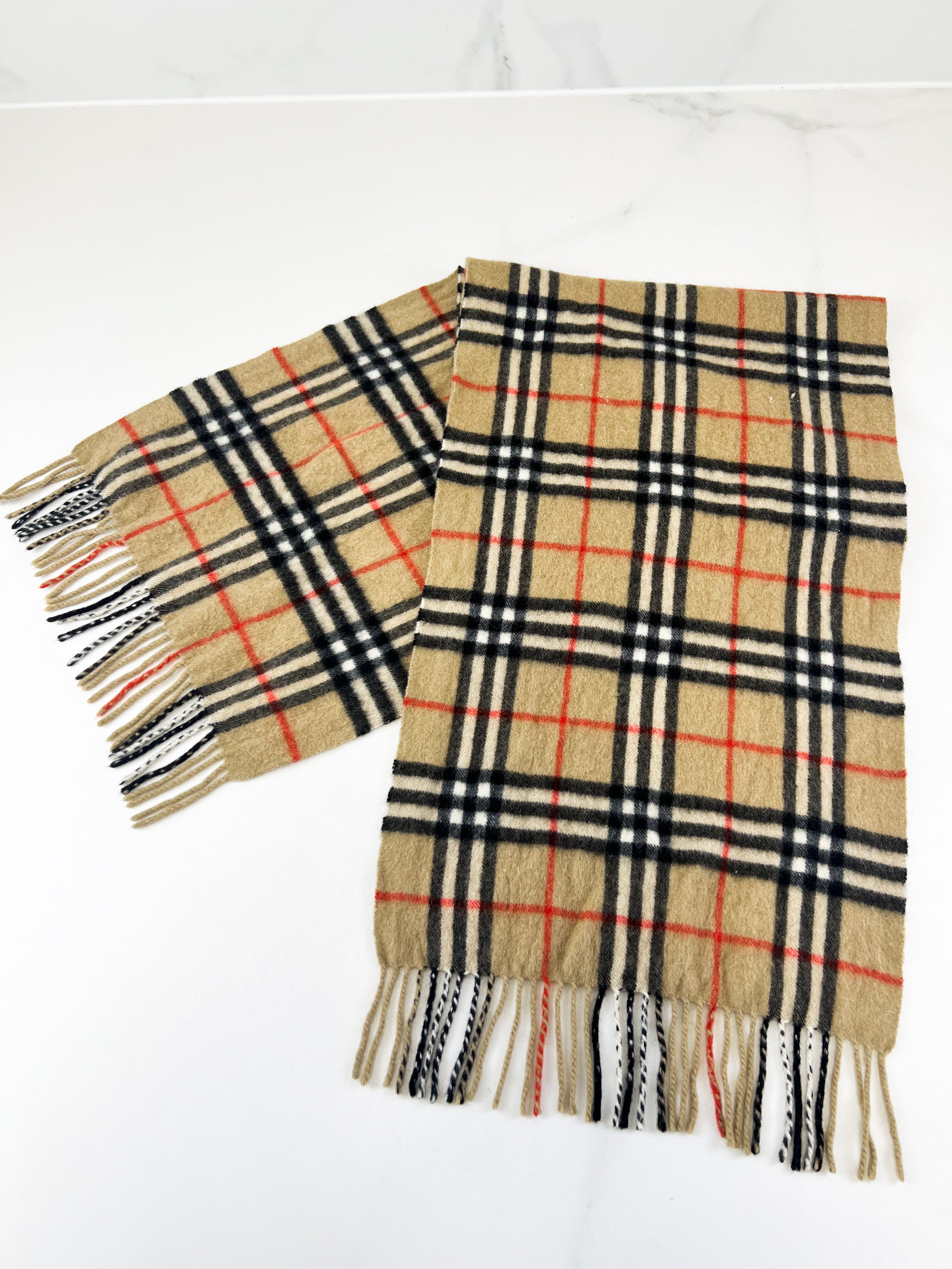 Burberry Cashmere Beige Scarf