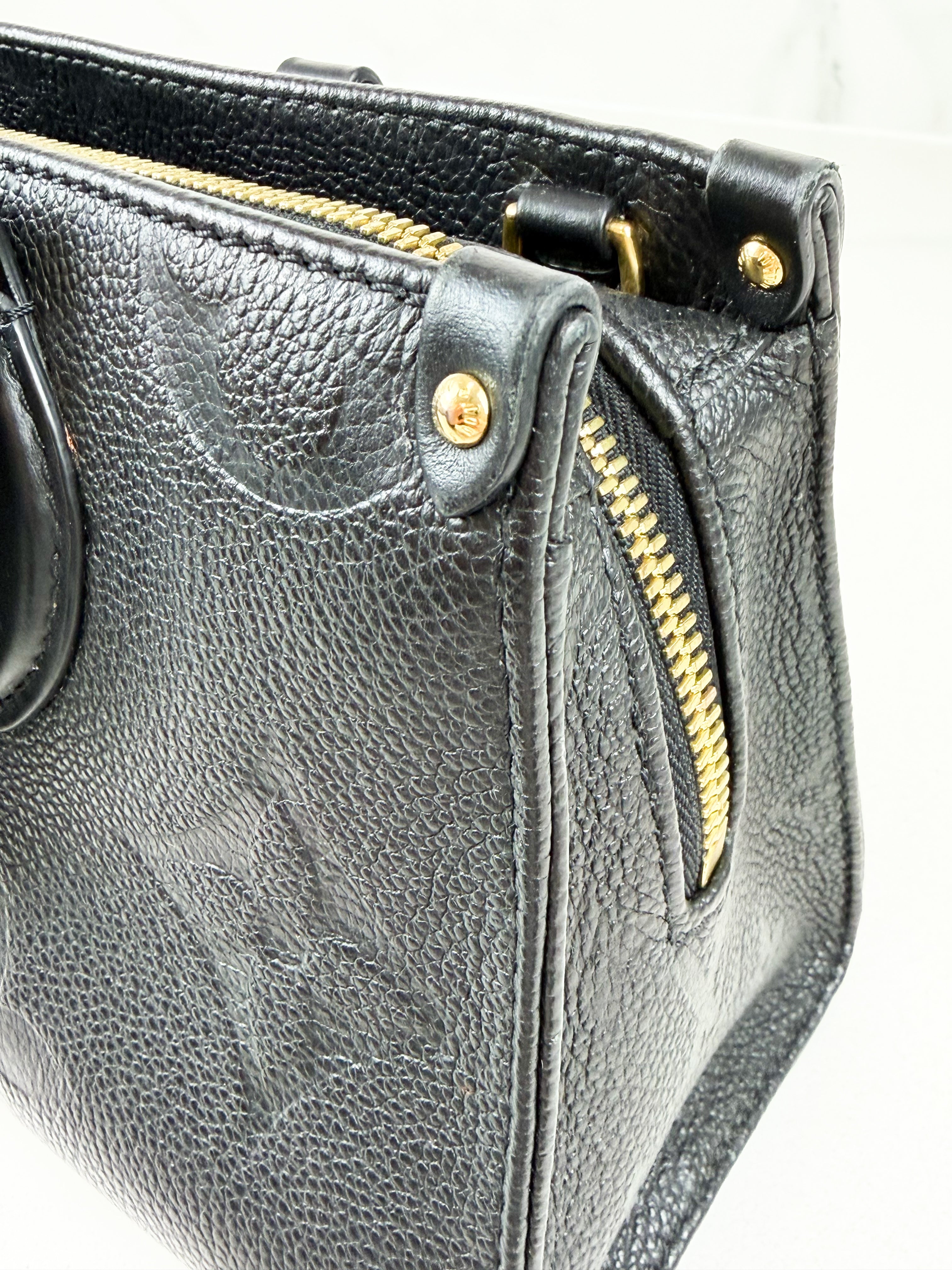 Louis Vuitton OnTheGo East West Black Monogram Empreinte Leather