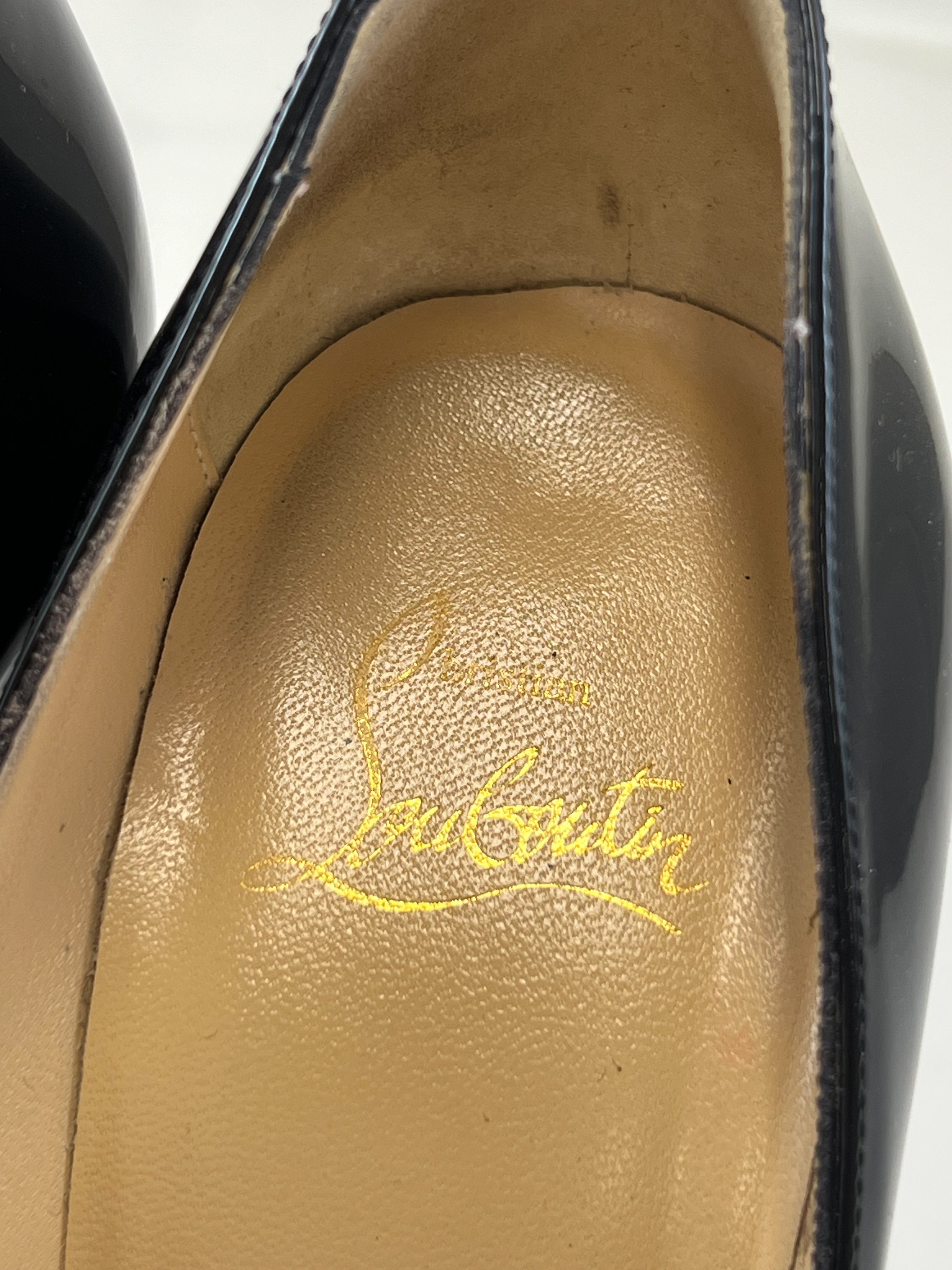 Christian Louboutin Black So Kate 120 Size 37.5