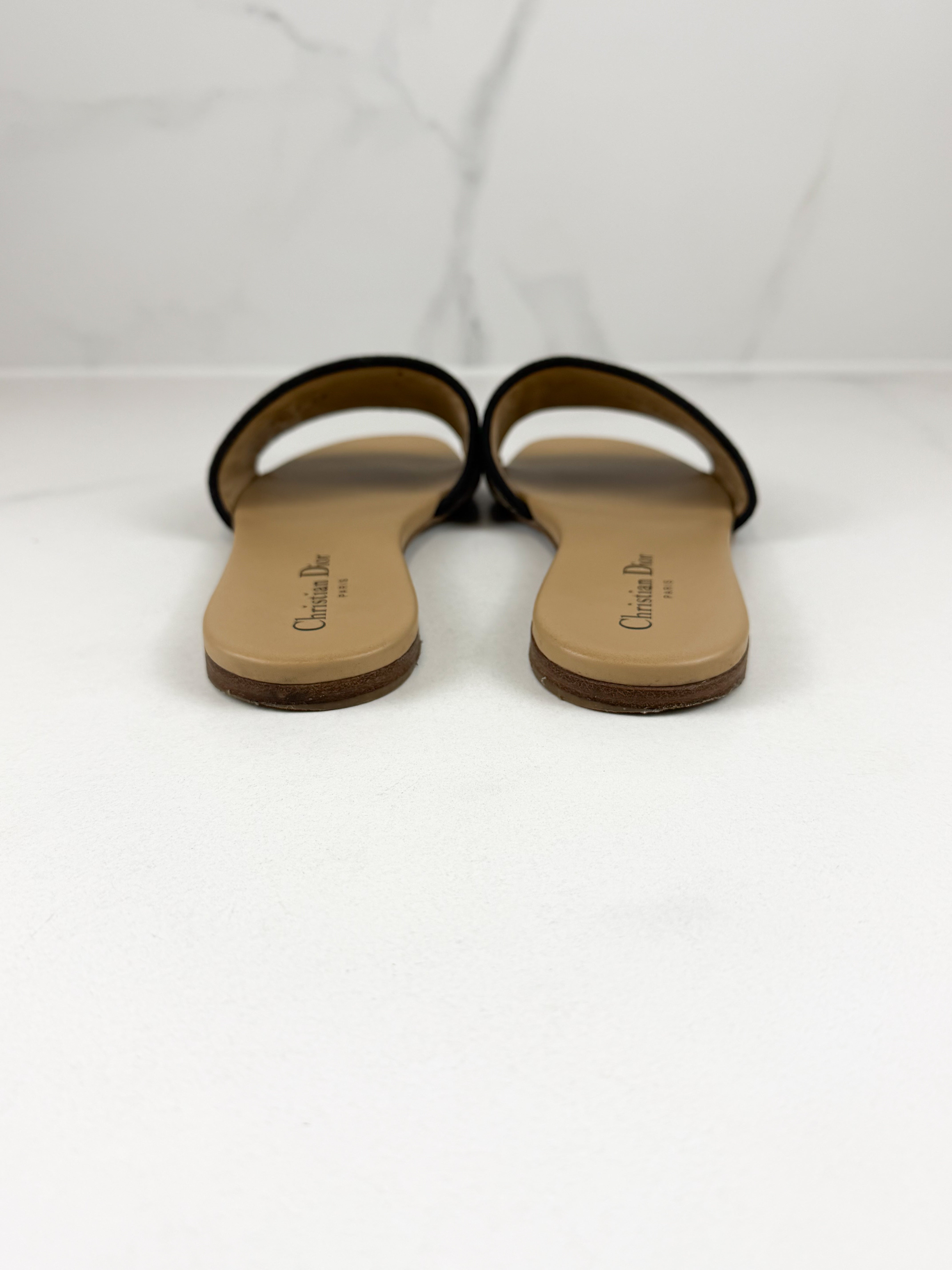 Christian Dior Dway Slides Size 39