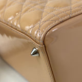 Christian Dior Medium Nude Patent Lady Dior