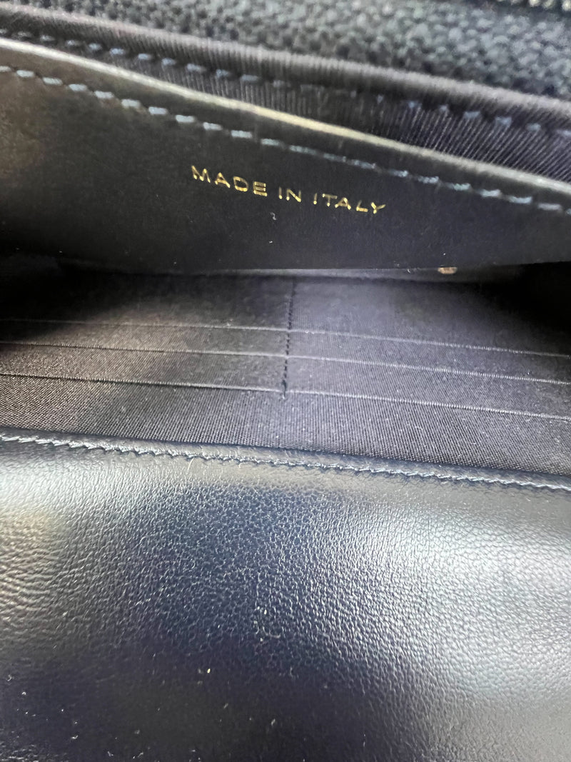 Chanel 19 Navy Wallet on Chain WOC in Lambskin Leather
