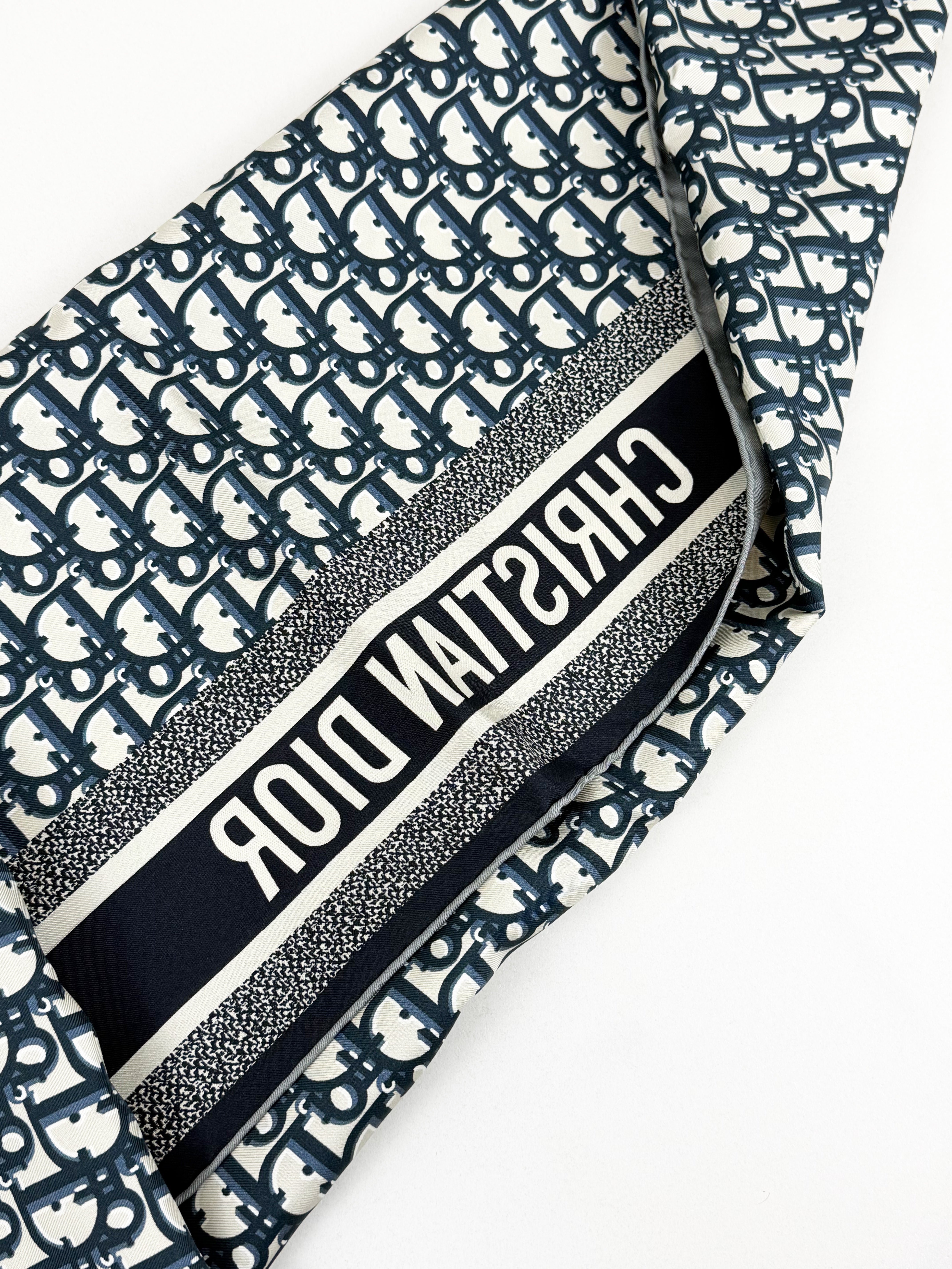 Christian Dior Silk Oblique Scarf