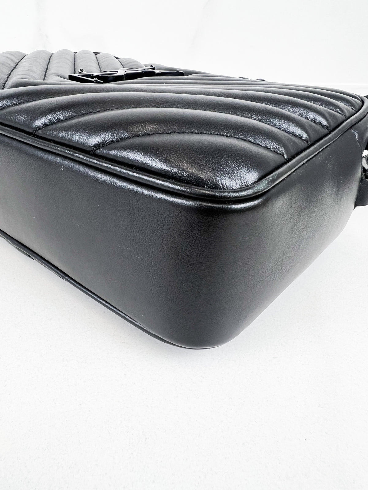 Saint Laurent Black Lou Camera Bag