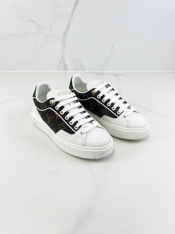 Louis Vuitton Monogram Time Out Sneaker Size 36
