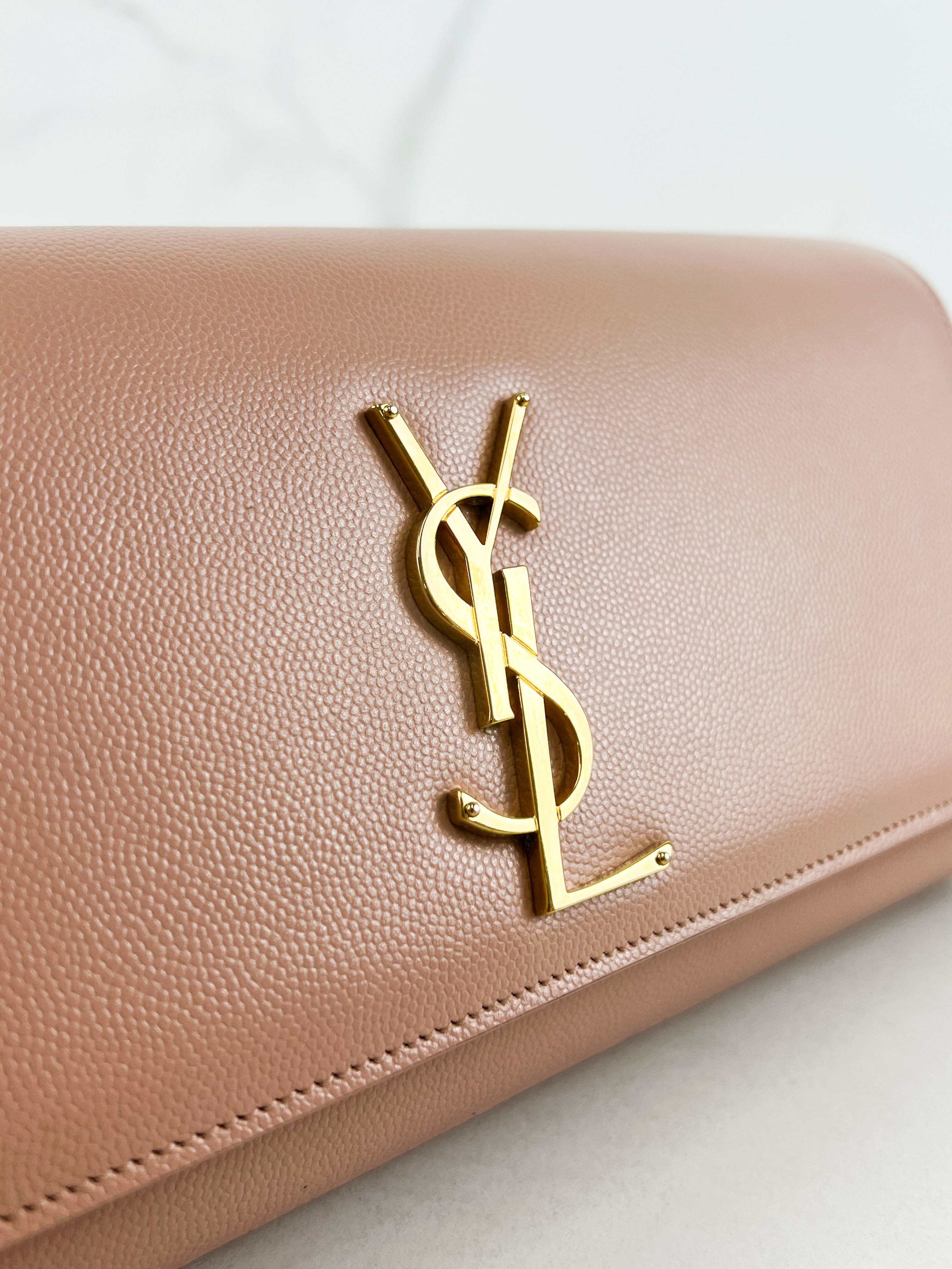 Saint Laurent Kate Monogram Clutch