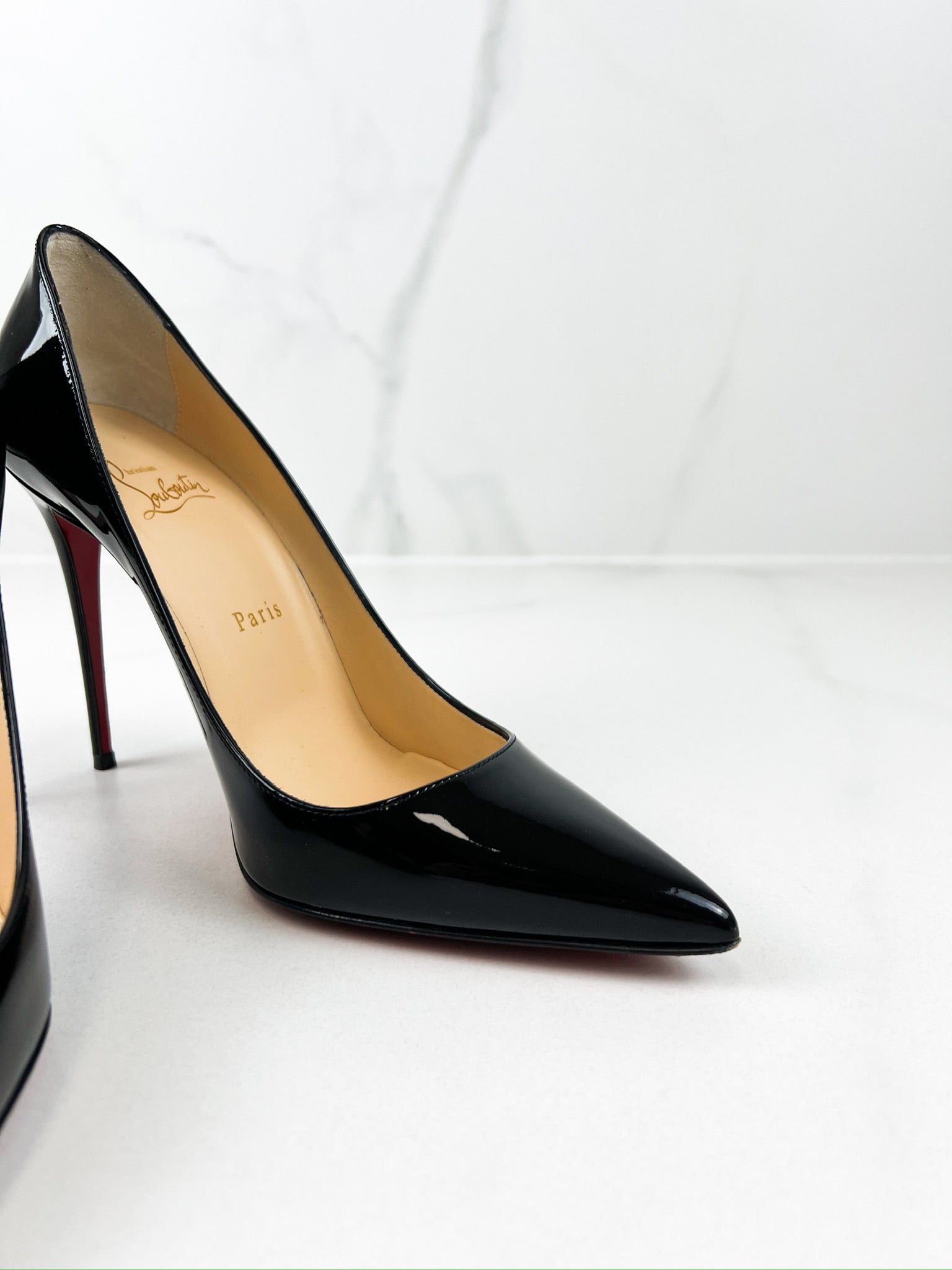 Christian Louboutin Black Kate 100mm Size 39