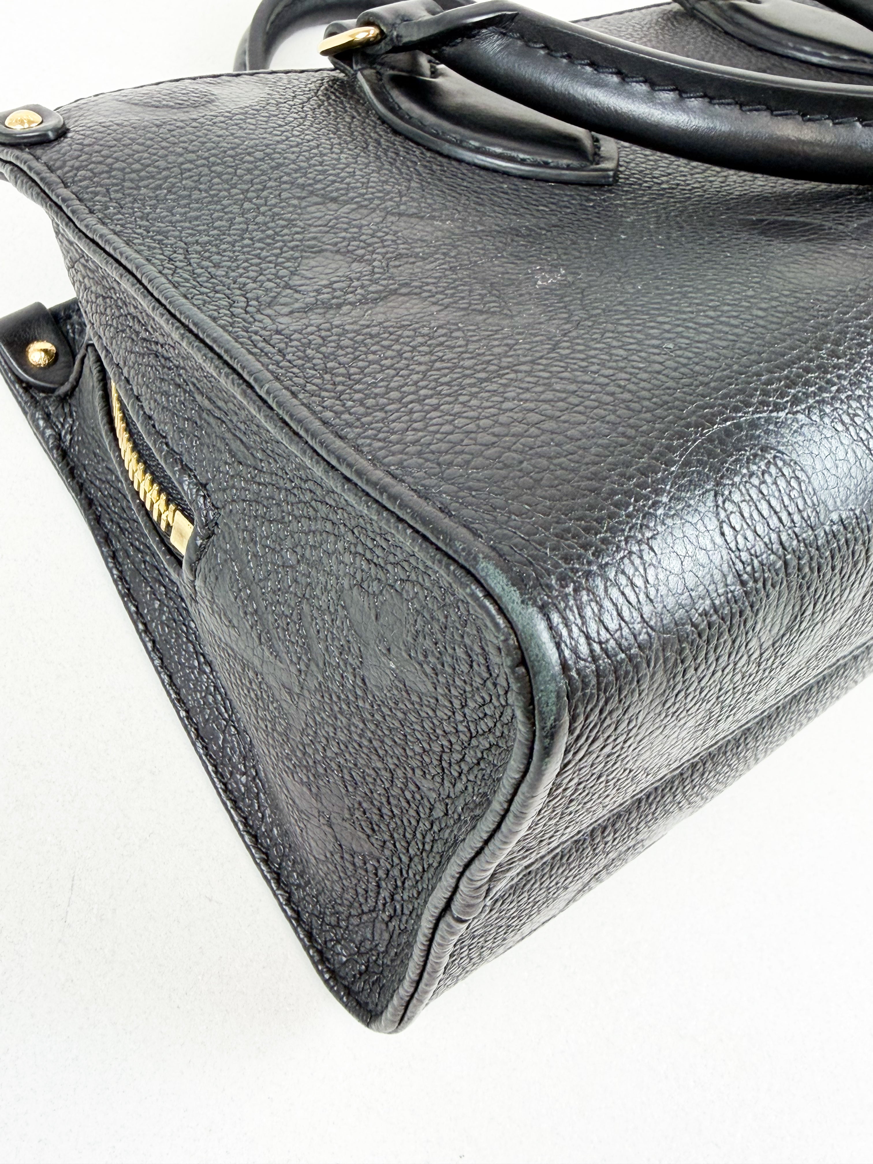 Louis Vuitton OnTheGo East West Black Monogram Empreinte Leather