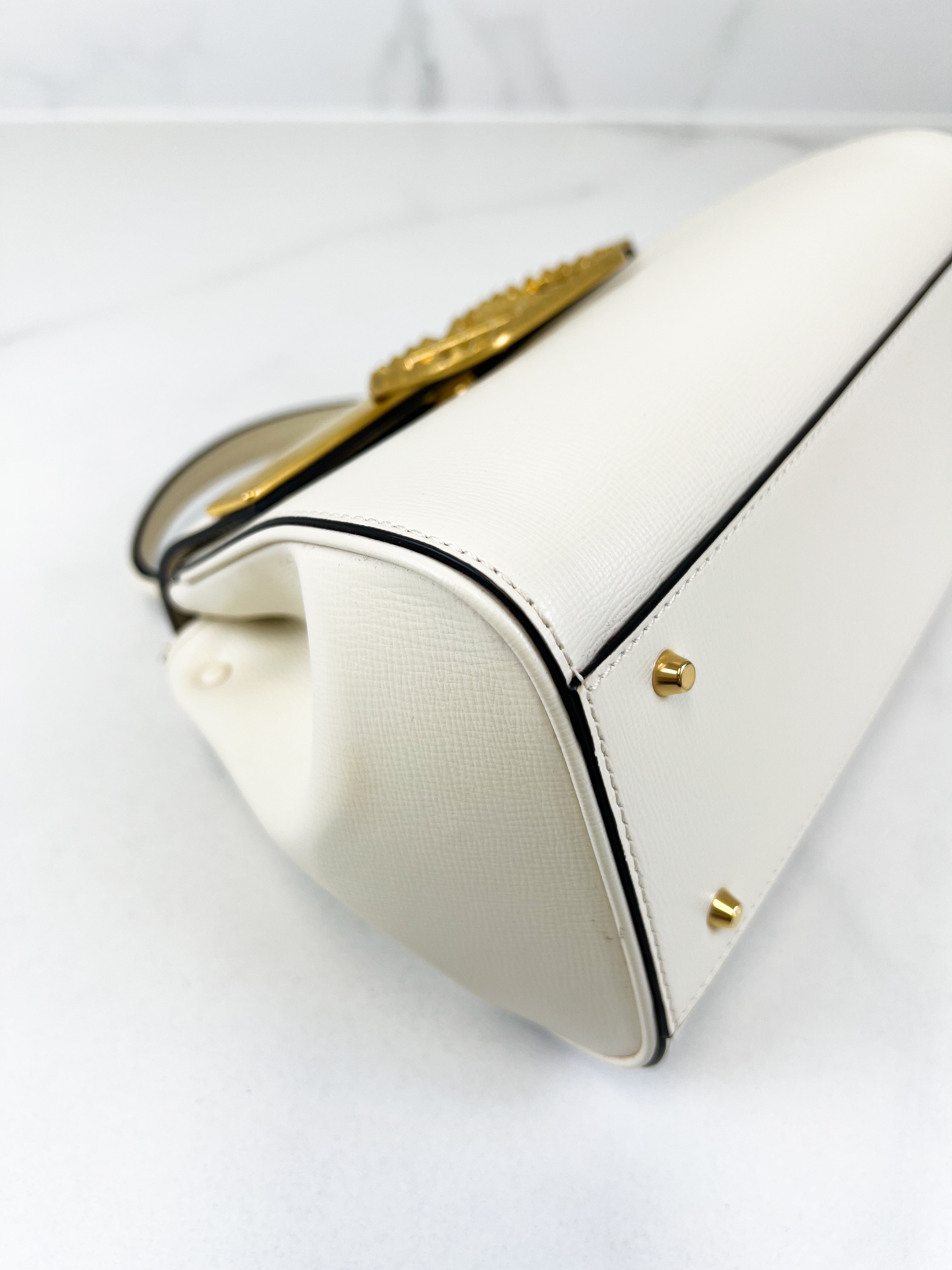 Valentino Alcove Leather Shoulder Bag