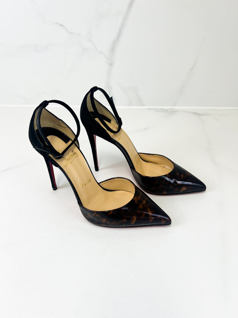 Christian Louboutin 100 Uptown Leopard Size 37