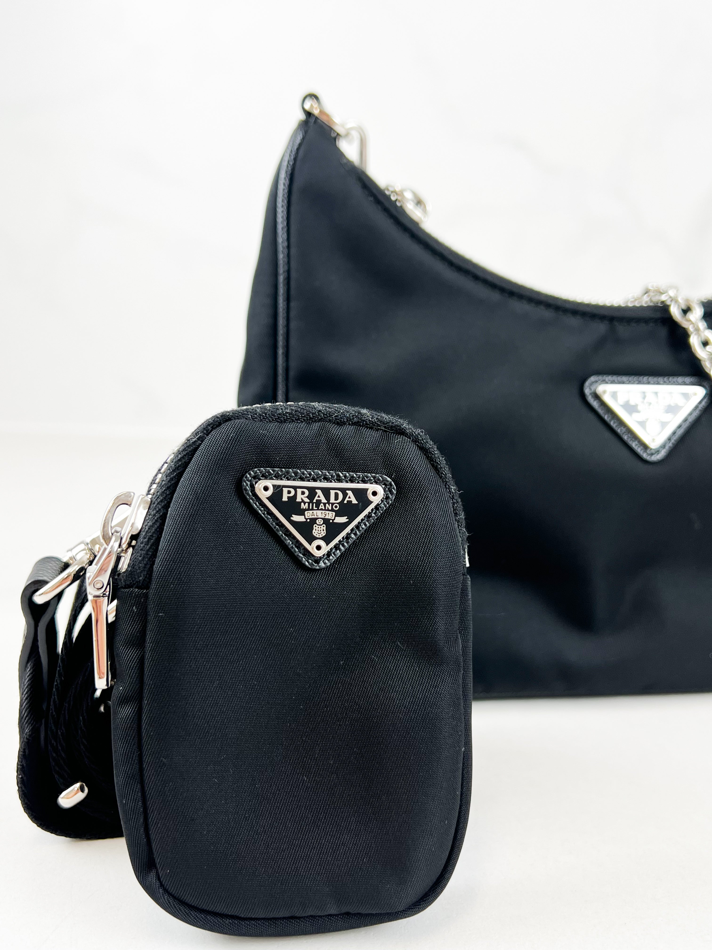 Prada Nylon Re-Edition 2005 in Black