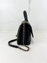 Chanel Black Medium Calfskin Trendy GHW