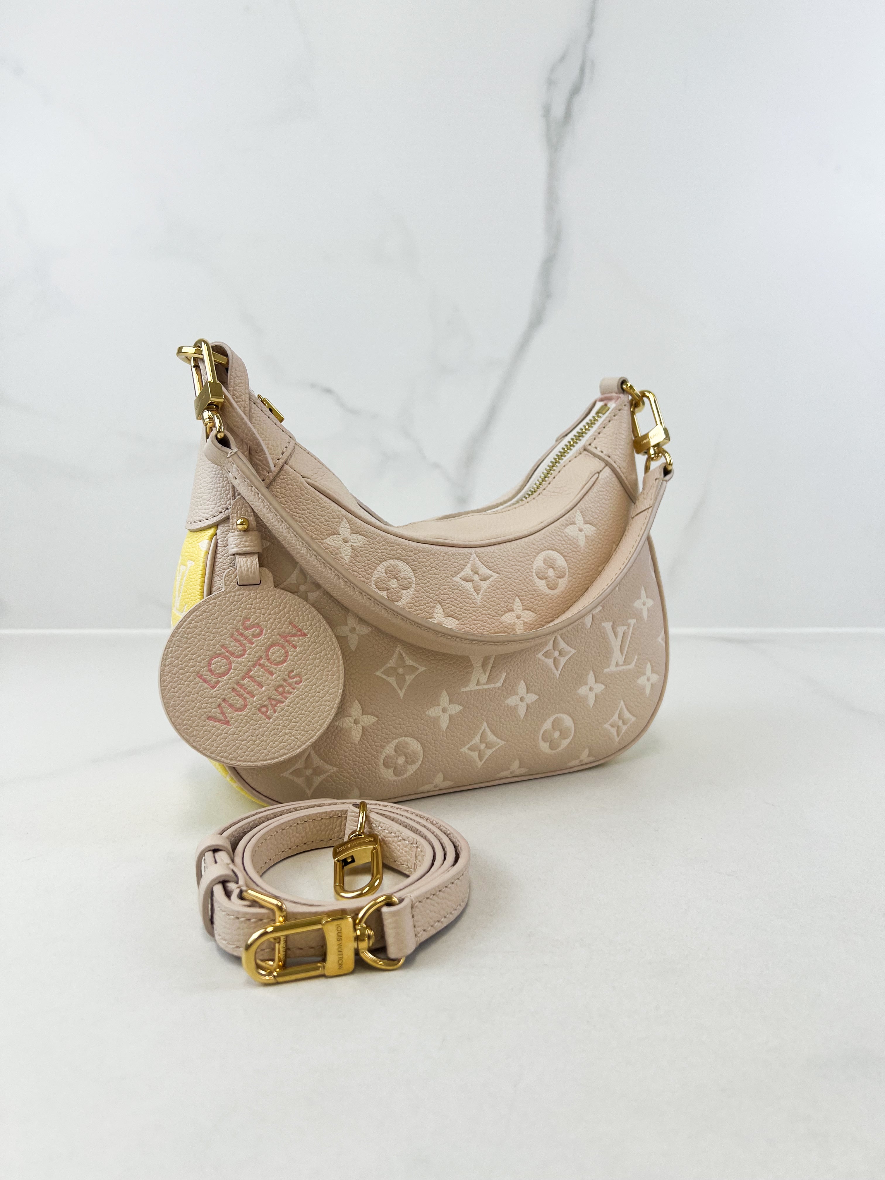 Louis Vuitton Bagatelle Rose Beige in Cowhide Leather with Gold Hardware