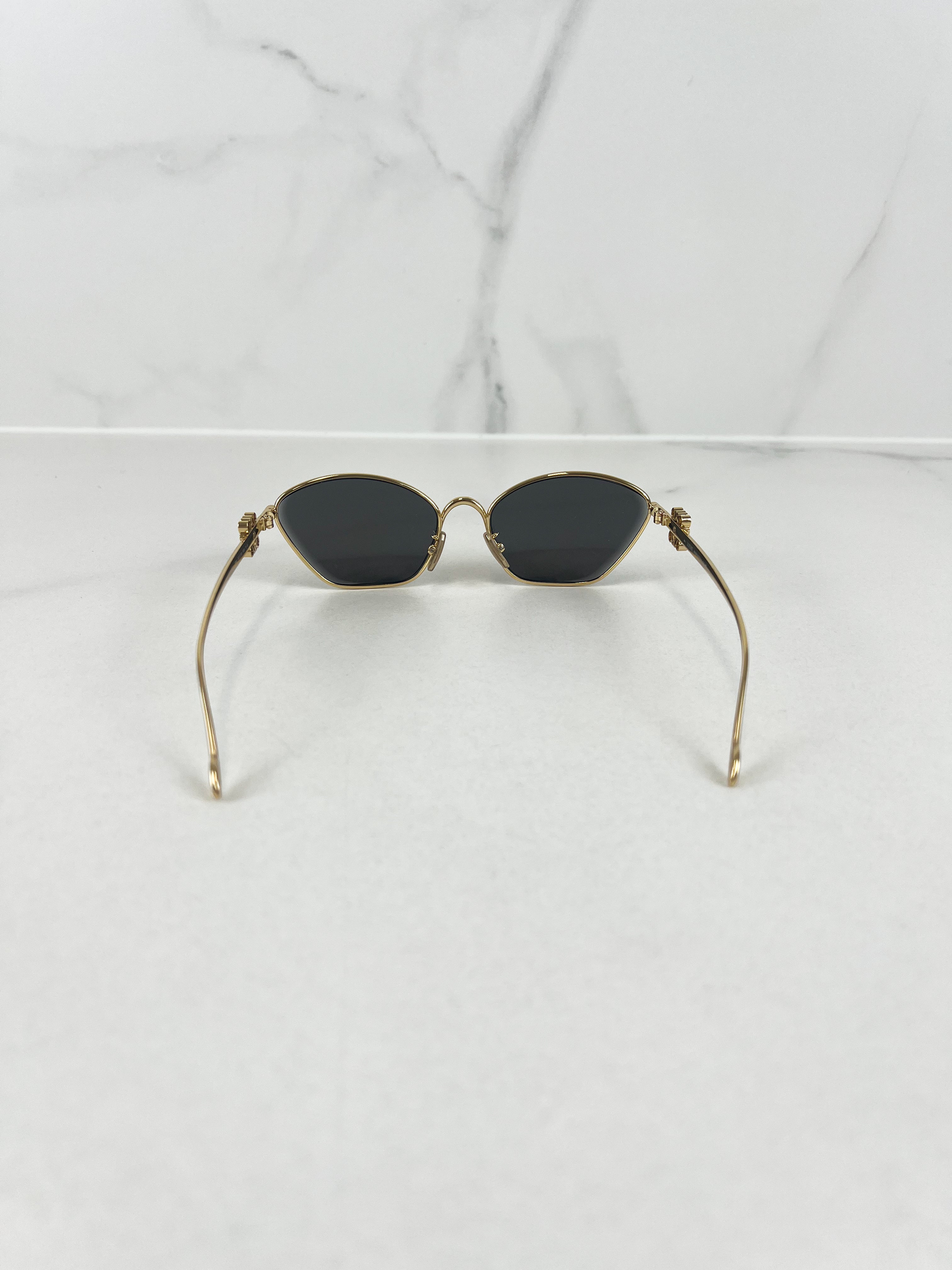 Loewe Anagram Hexagonal Sunglasses
