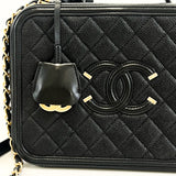 Chanel Filigree Medium Black Caviar Vanity Bag