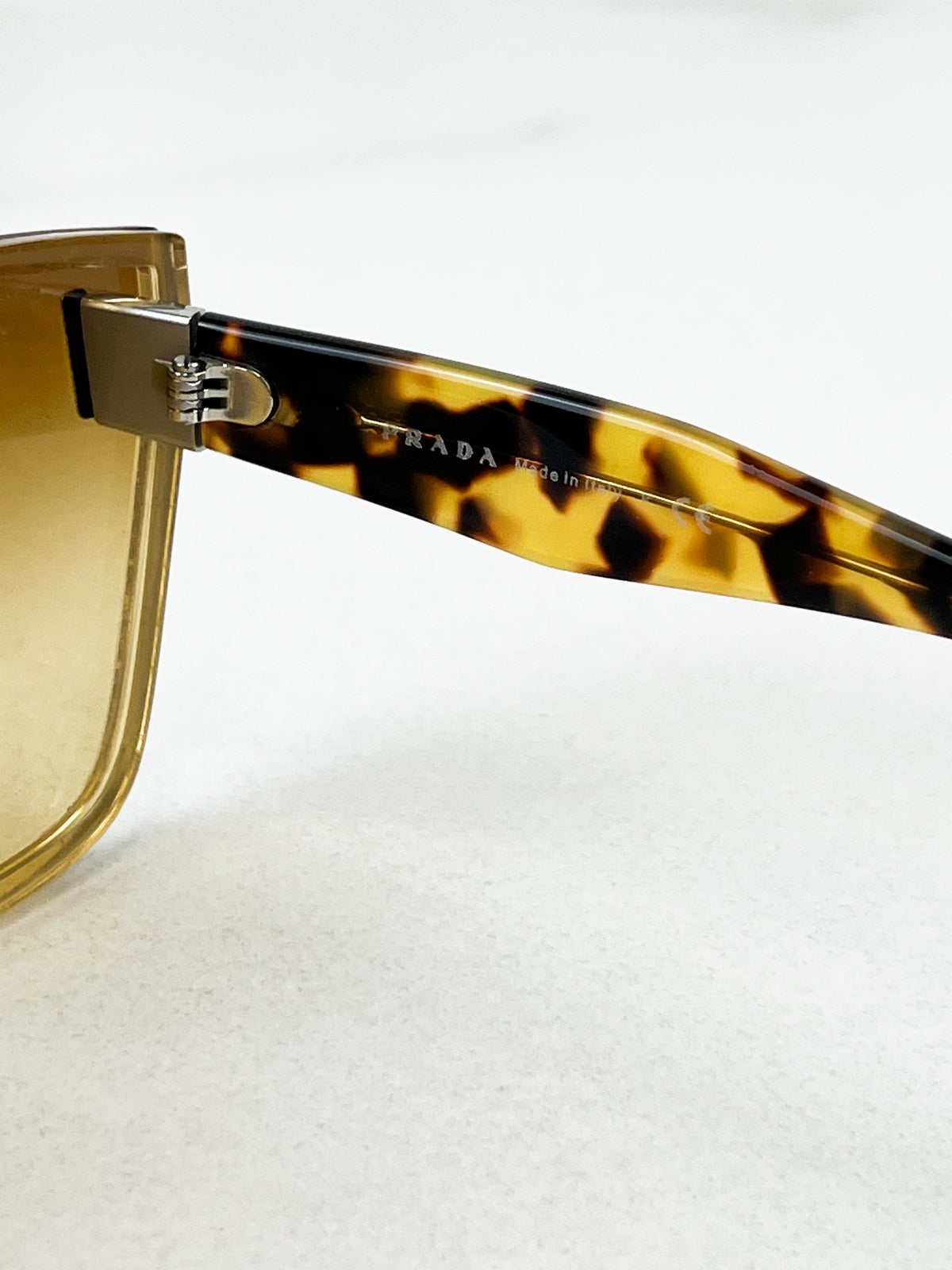 Prada Cat-Eye Beige Havana Sunglasses SPR 16T