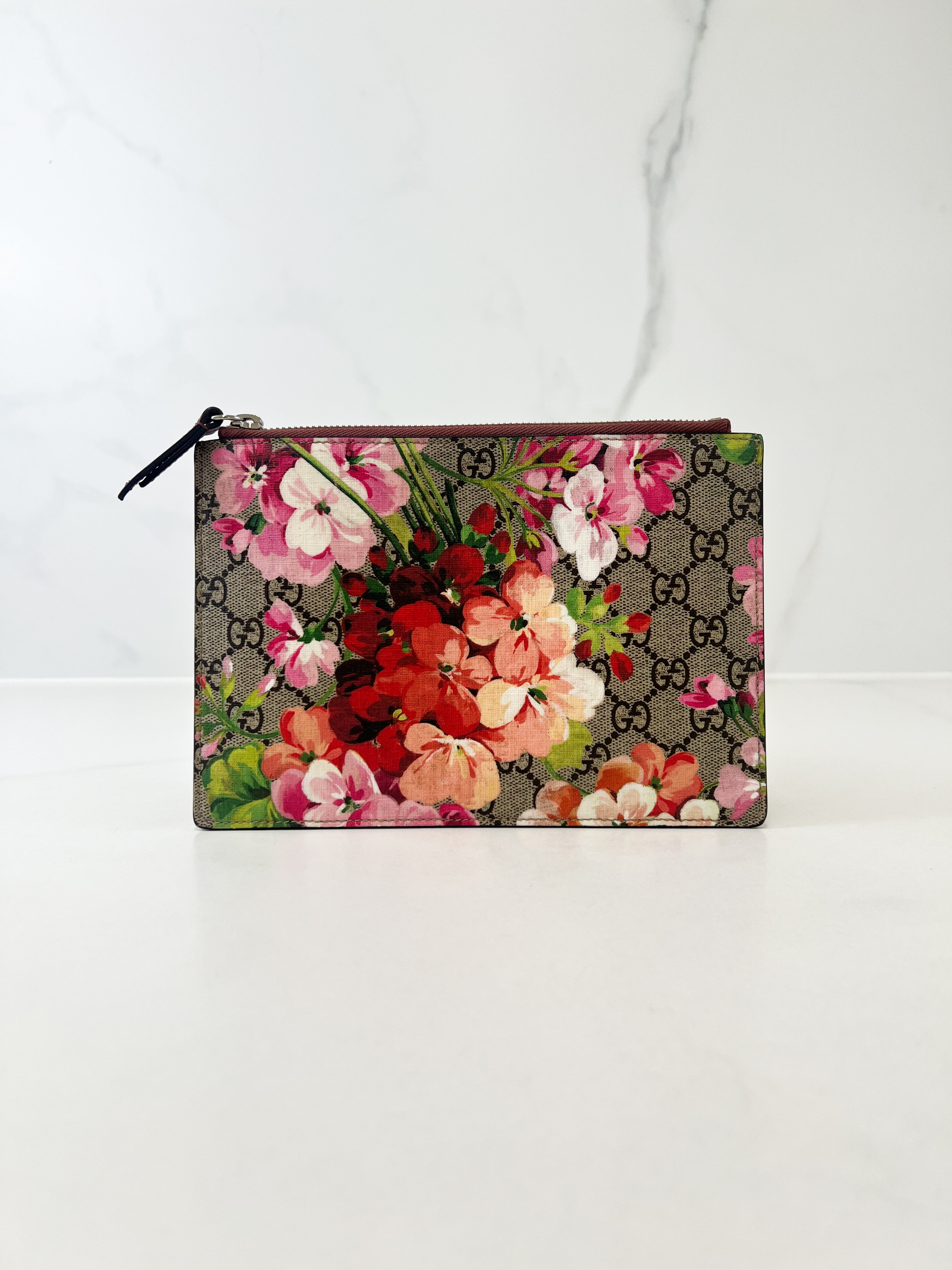 Gucci Floral Supreme Clutch