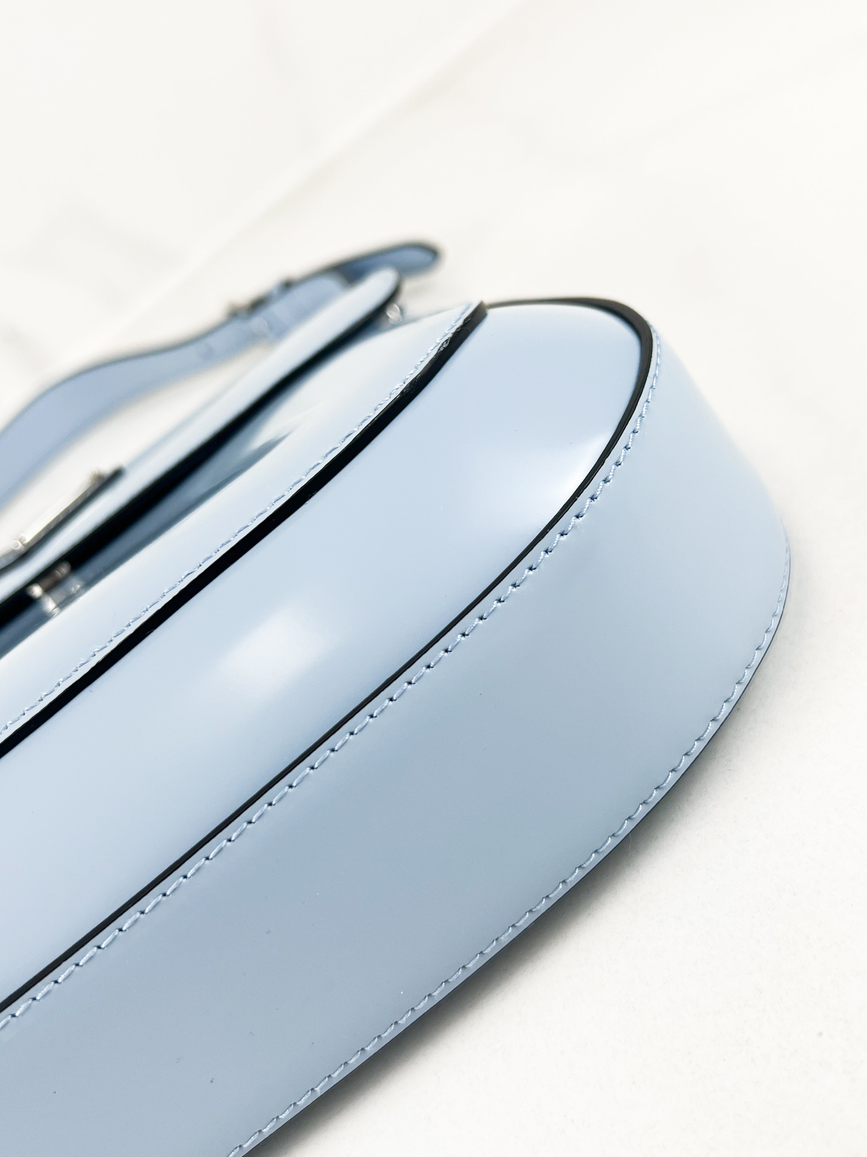 Prada Blue Small Cleo Shoulder Bag