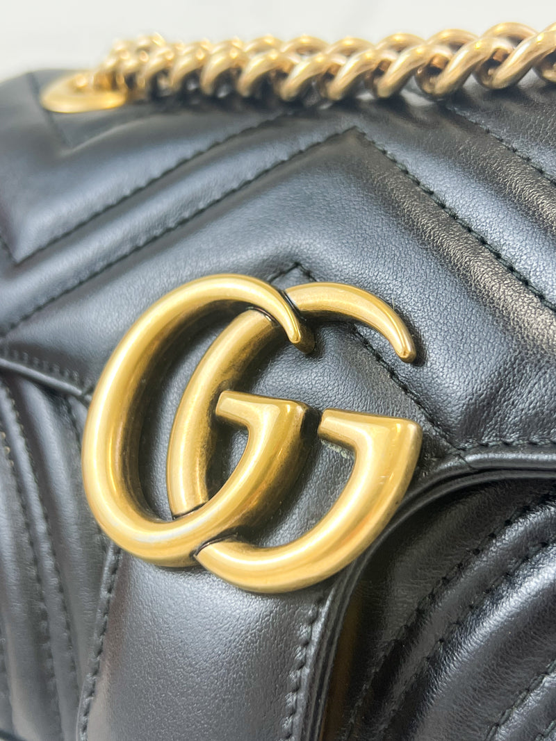 Gucci Marmont Mini Matelassé Shoulder Bag