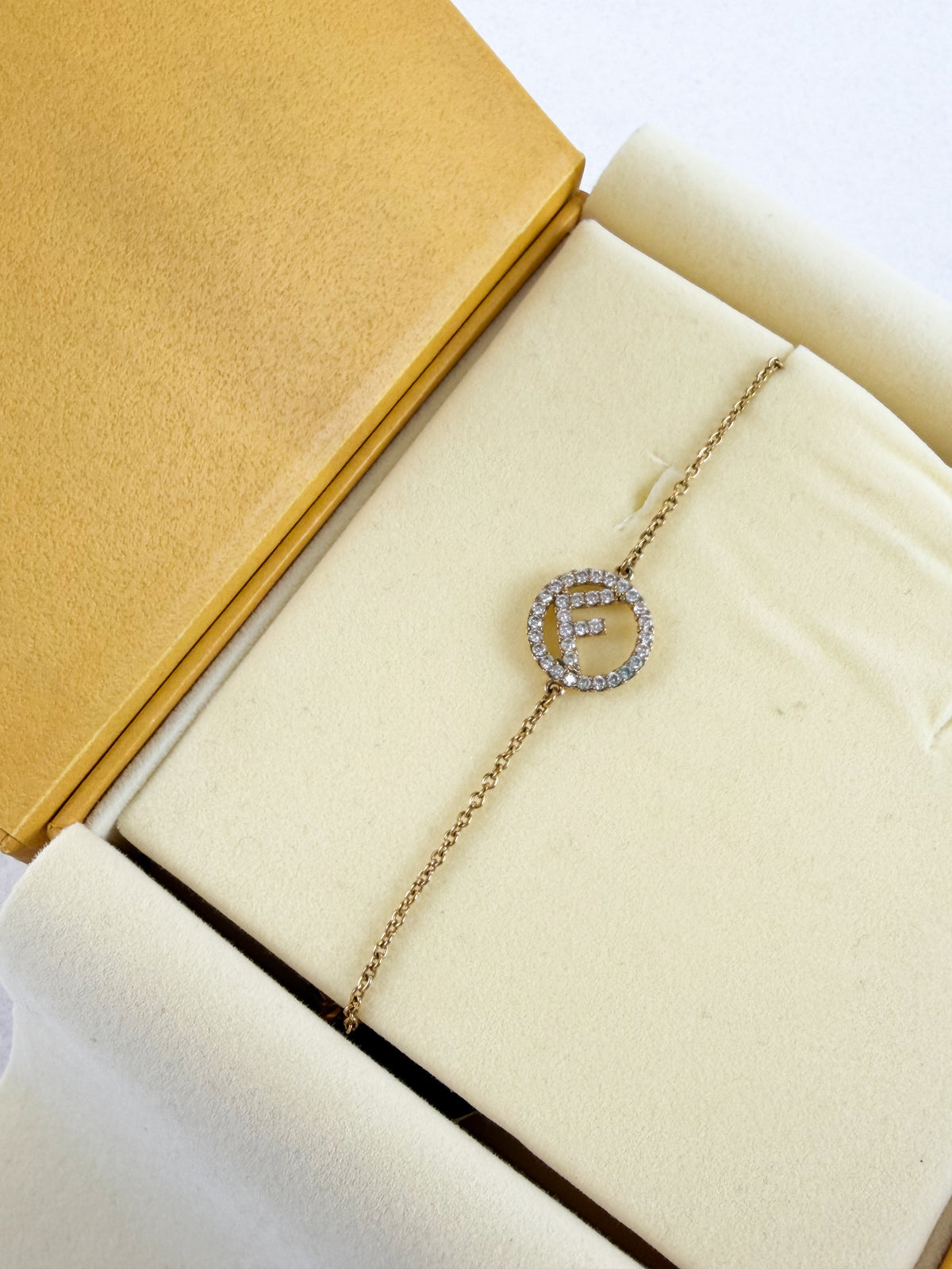 F is Fendi Bracelet in Gold Tone