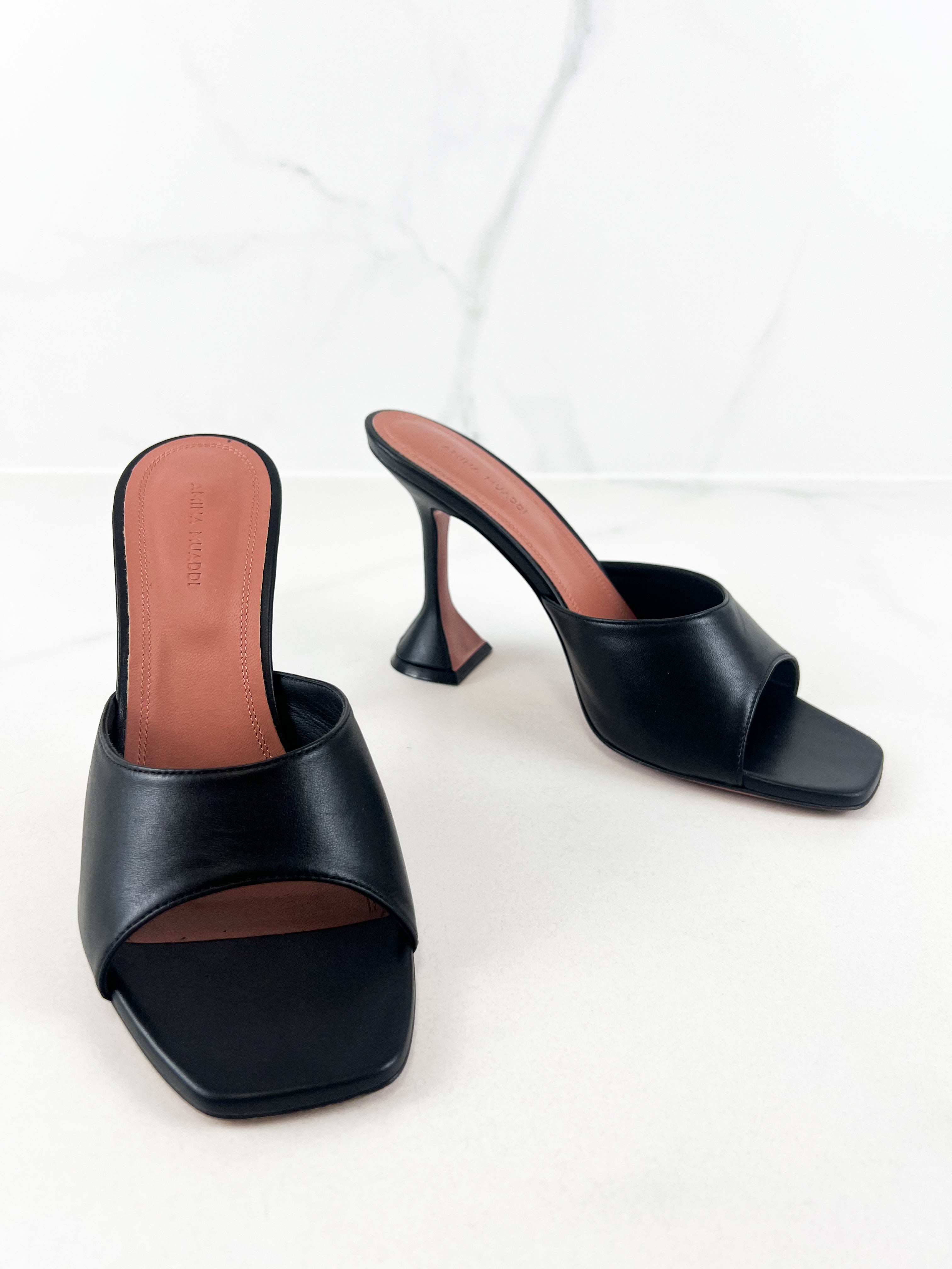 Amina Muaddi Lupita Slipper in Black Size 40