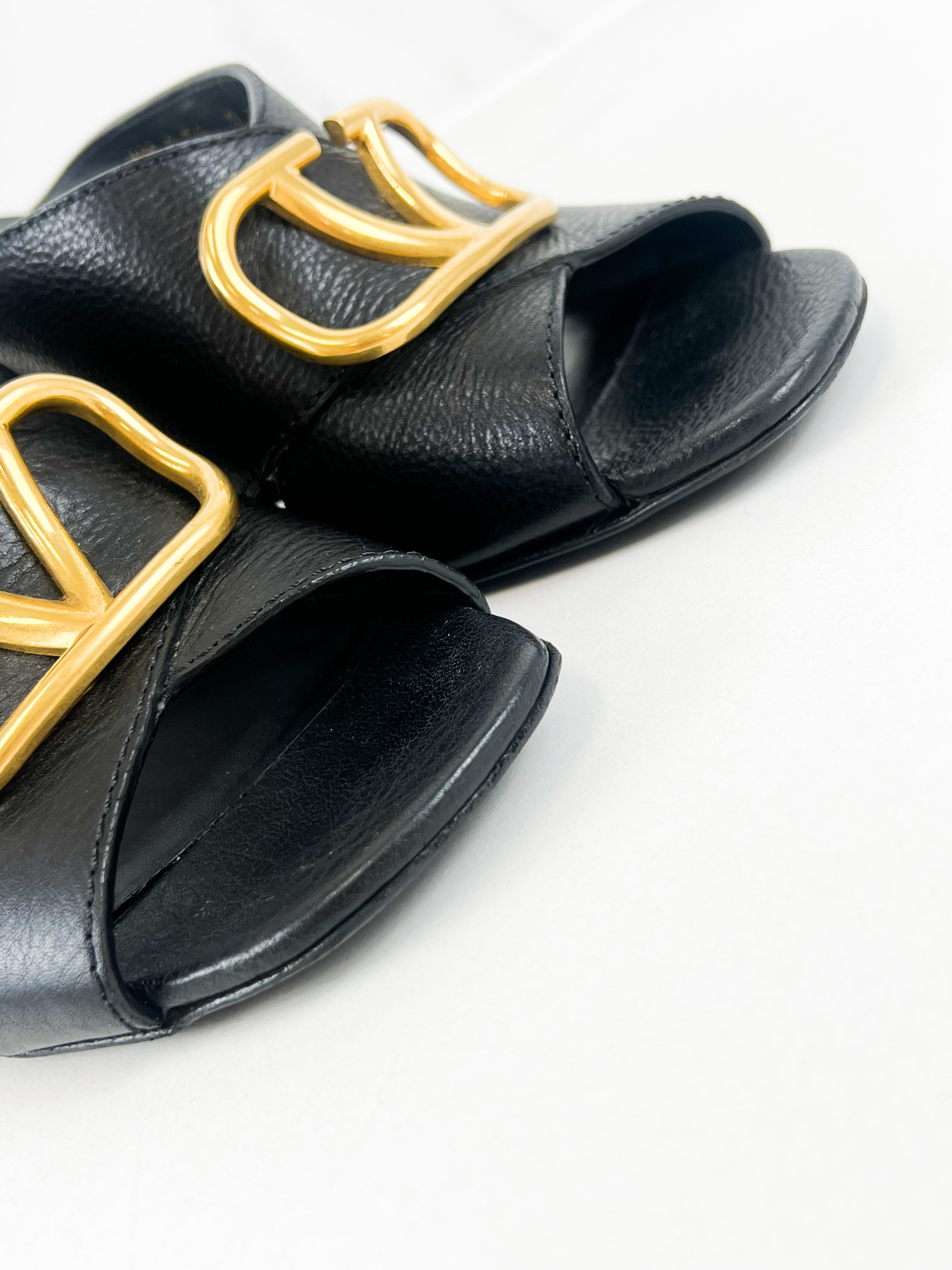 Valentino V Logo Mule Size 39