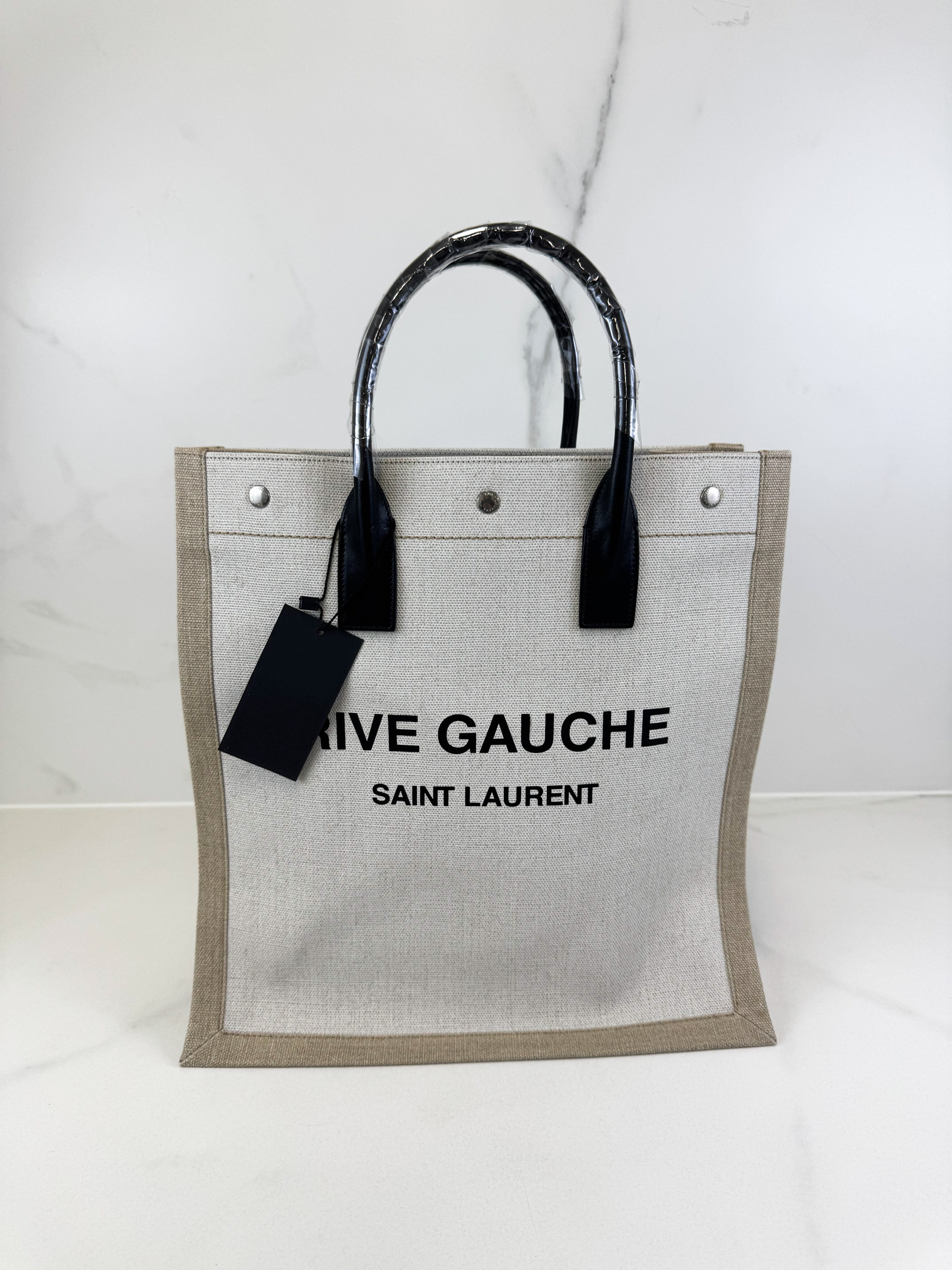 Saint Laurent Rive Gauche Tote in Canvas