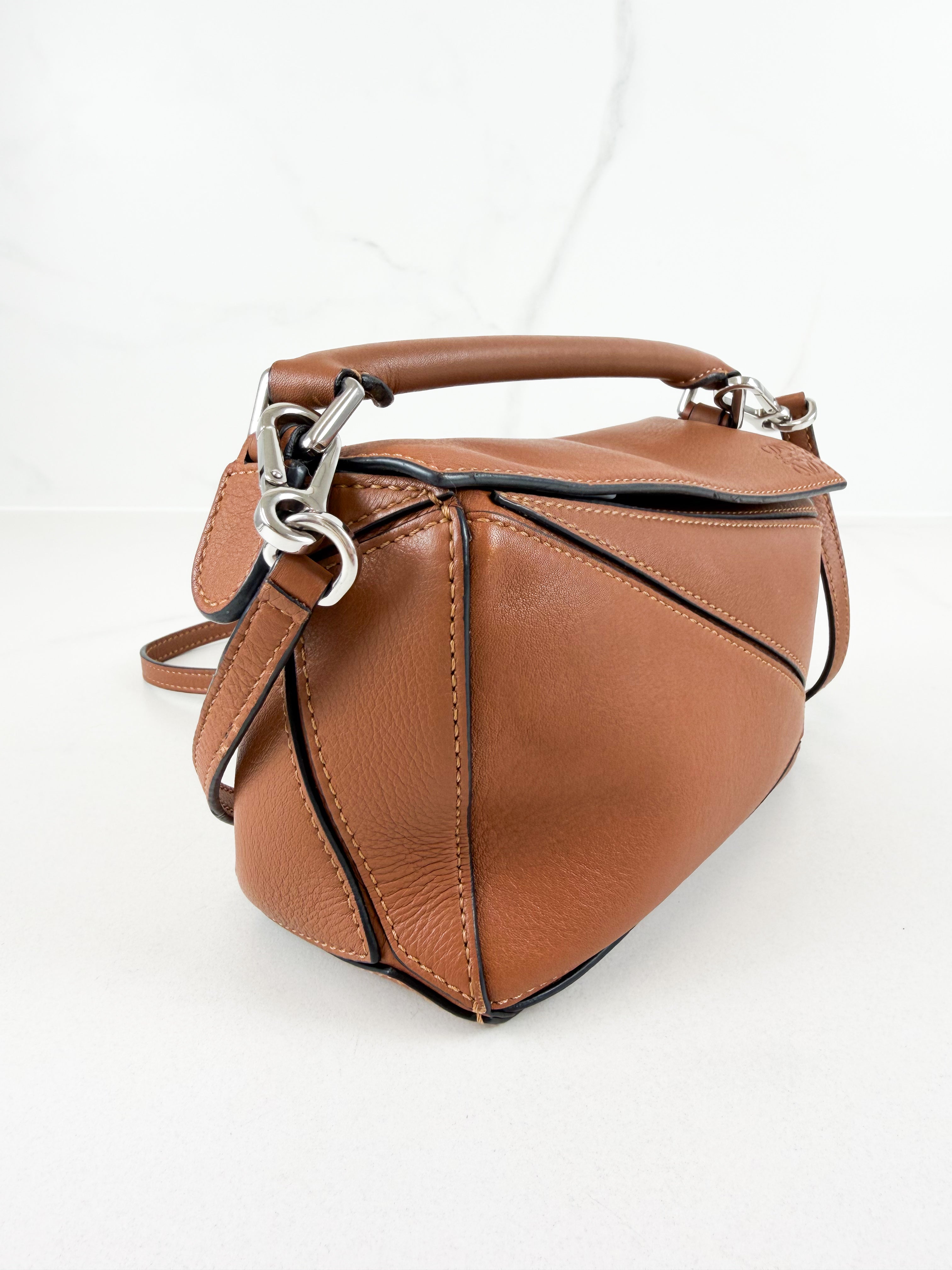 Loewe Puzzle Mini Leather Shoulder Bag