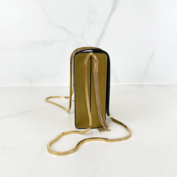 Saint Laurent Gold Kate Box Bag