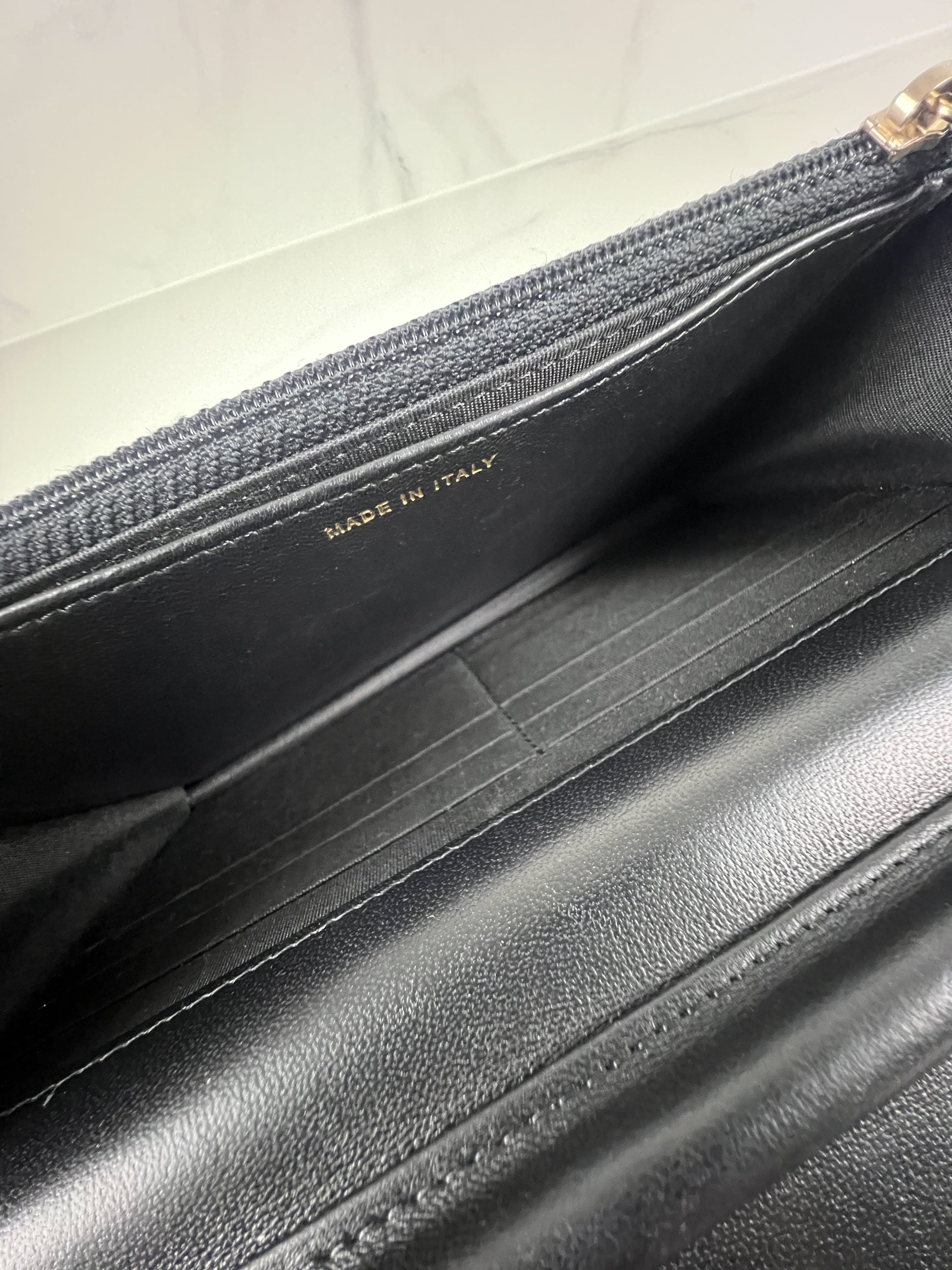 Chanel Black CC WOC with GHW