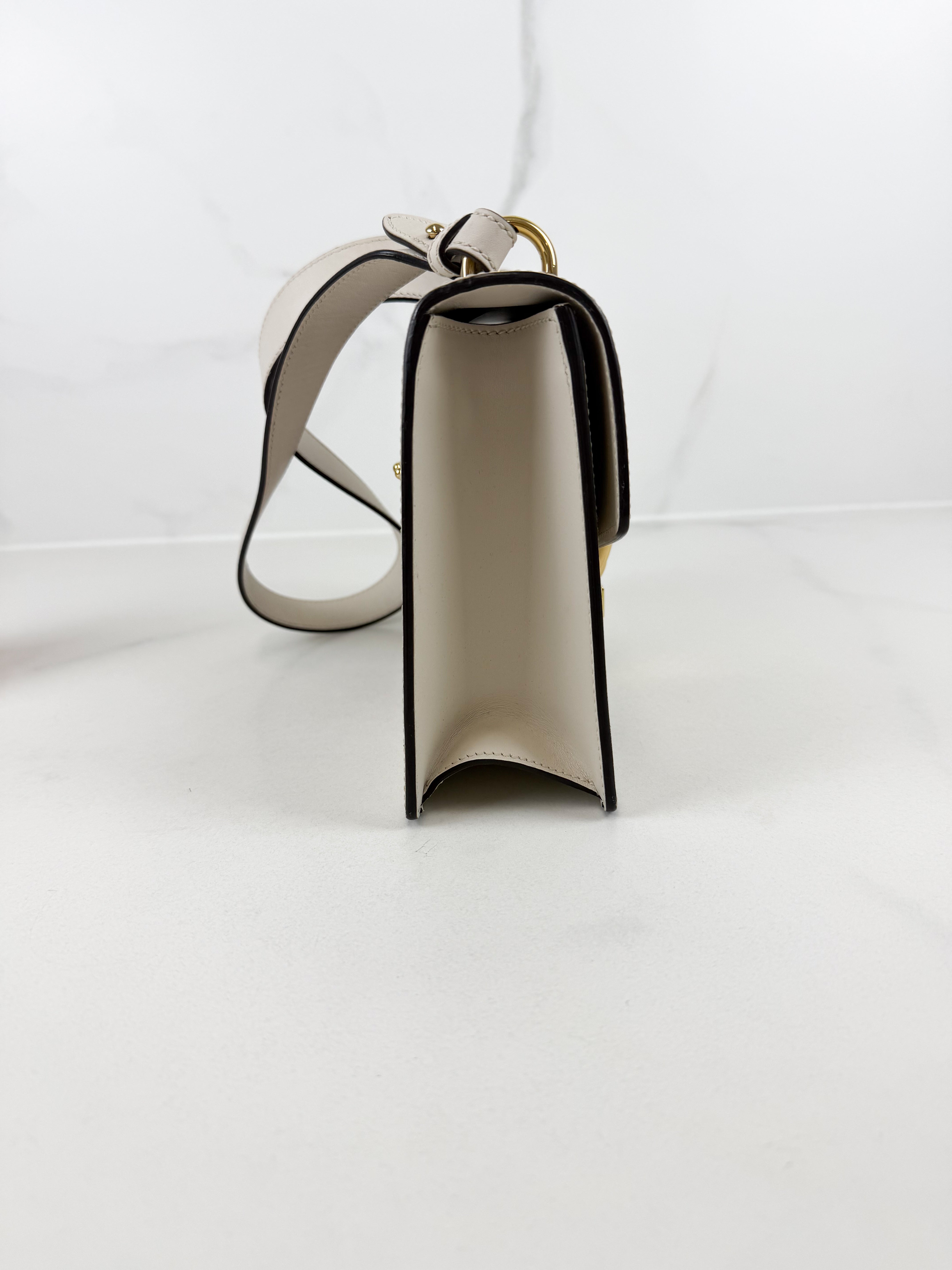 Gucci Small Sylvie White Shoulder Bag