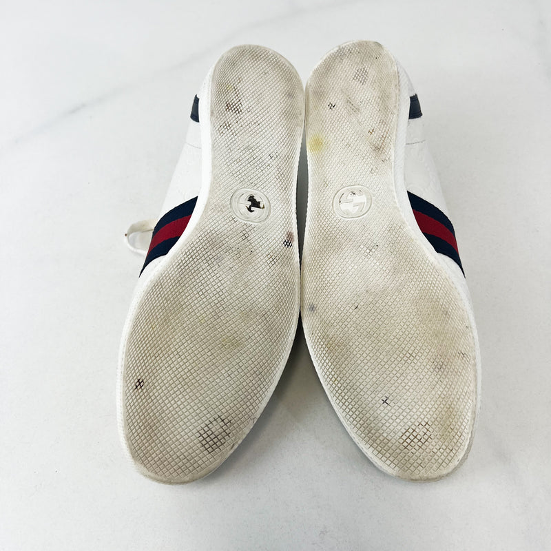 Gucci White GG Guccissima Sneaker Size 38