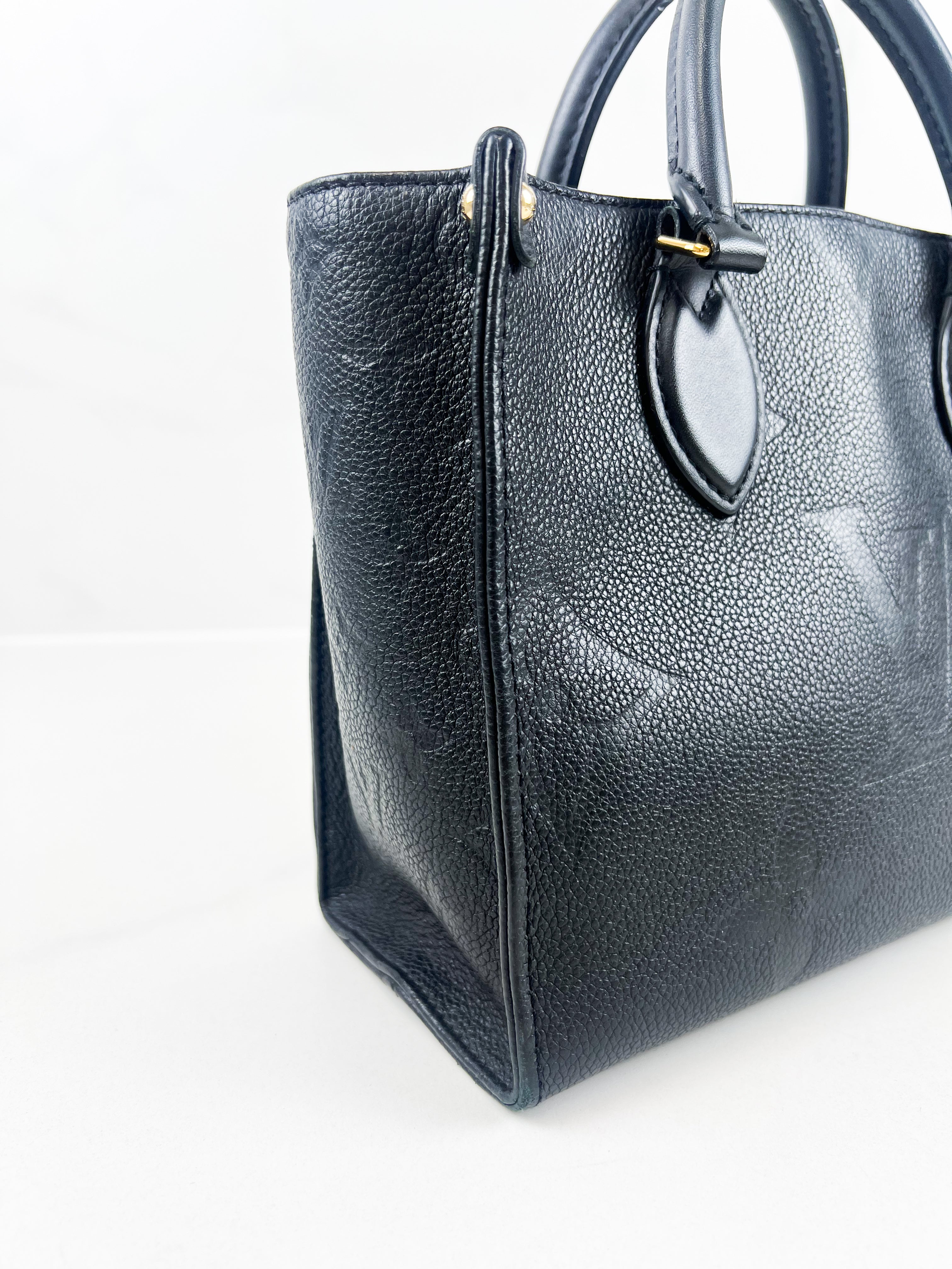 Louis Vuitton On The Go PM in Black Empreinte Leather