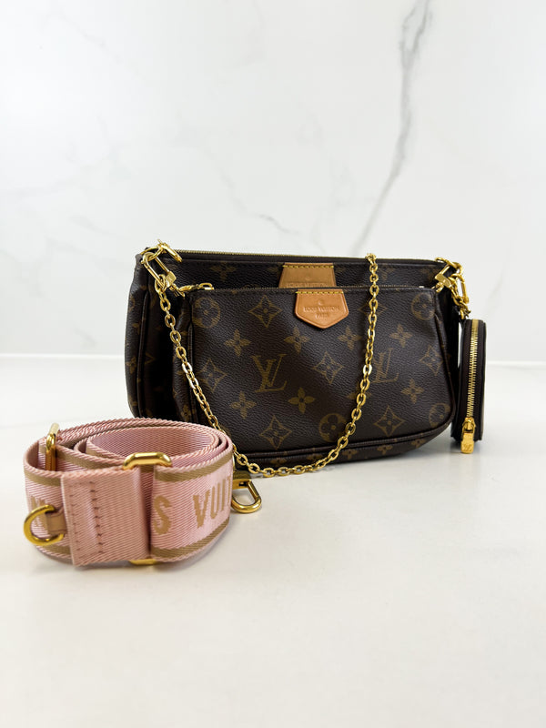Louis Vuitton Multi Pochette Accessories in Rose Clair