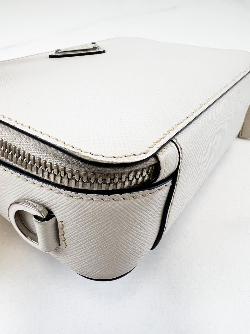 Prada Small Brique Saffiano Leather Bag