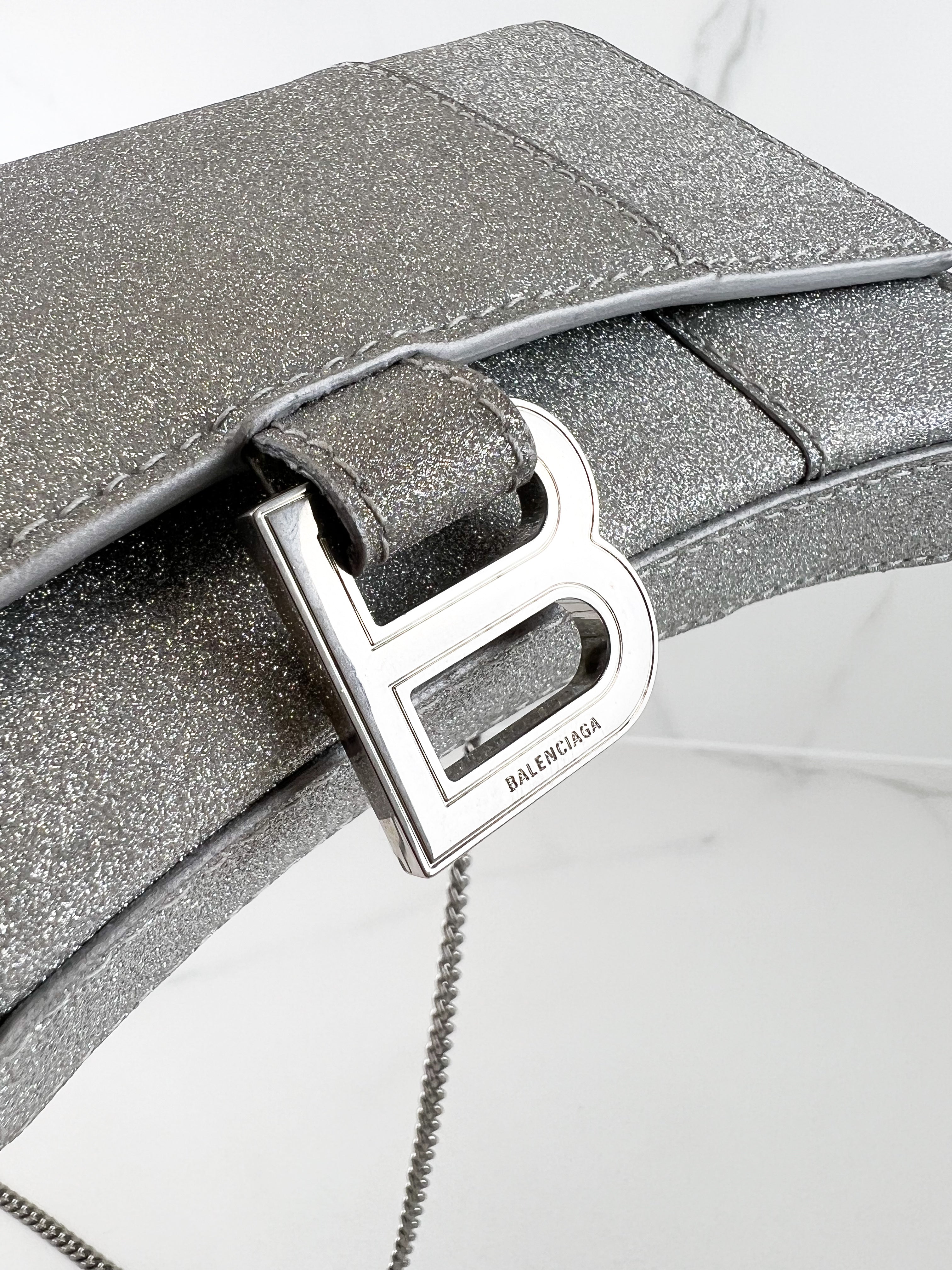 Balenciaga Hourglass Wallet on Chain