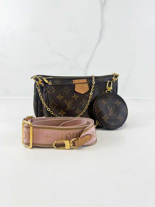 Louis Vuitton Multi Pochette Accessories in Rose Clair