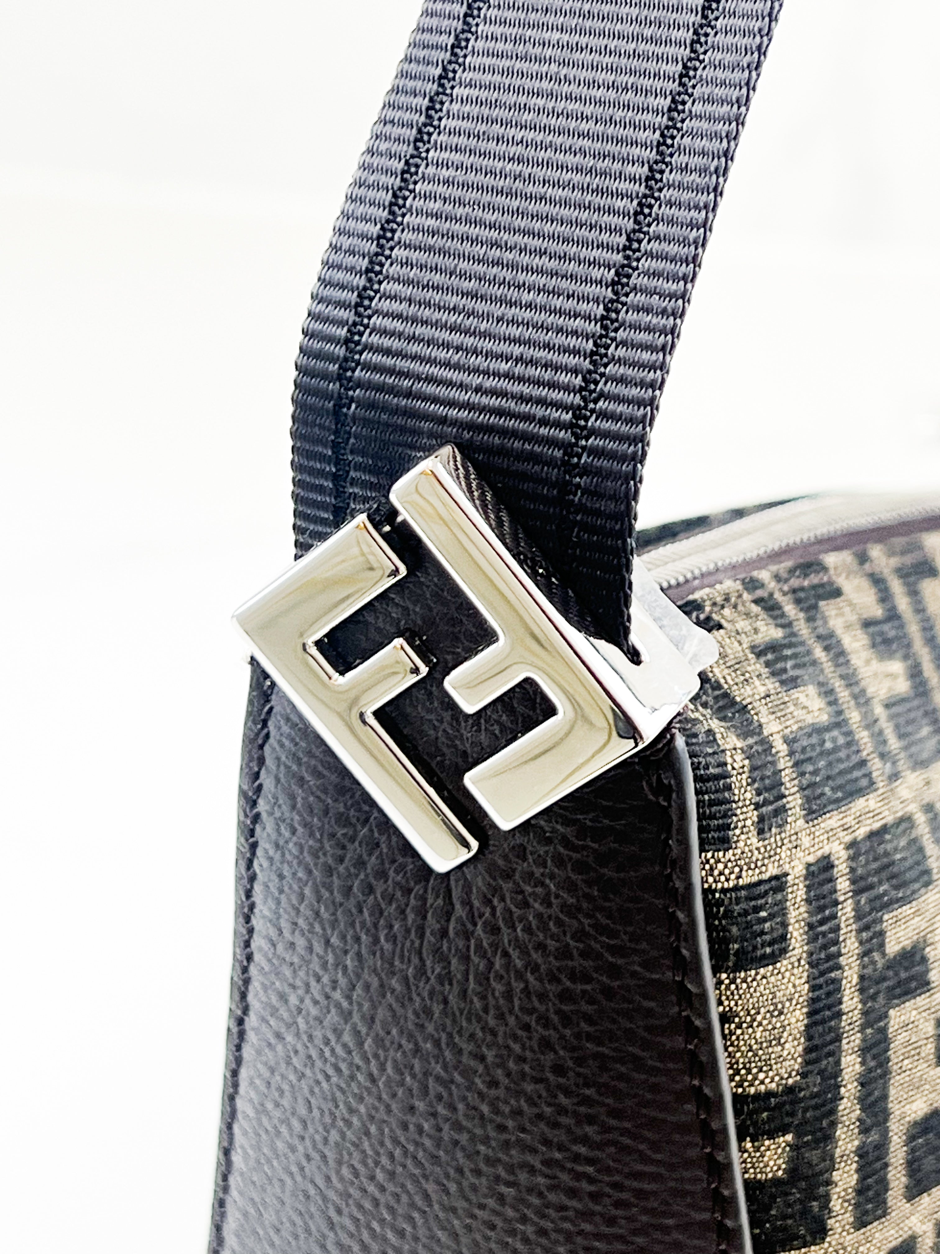 Fendi FF Jacquard Small Melon Bag