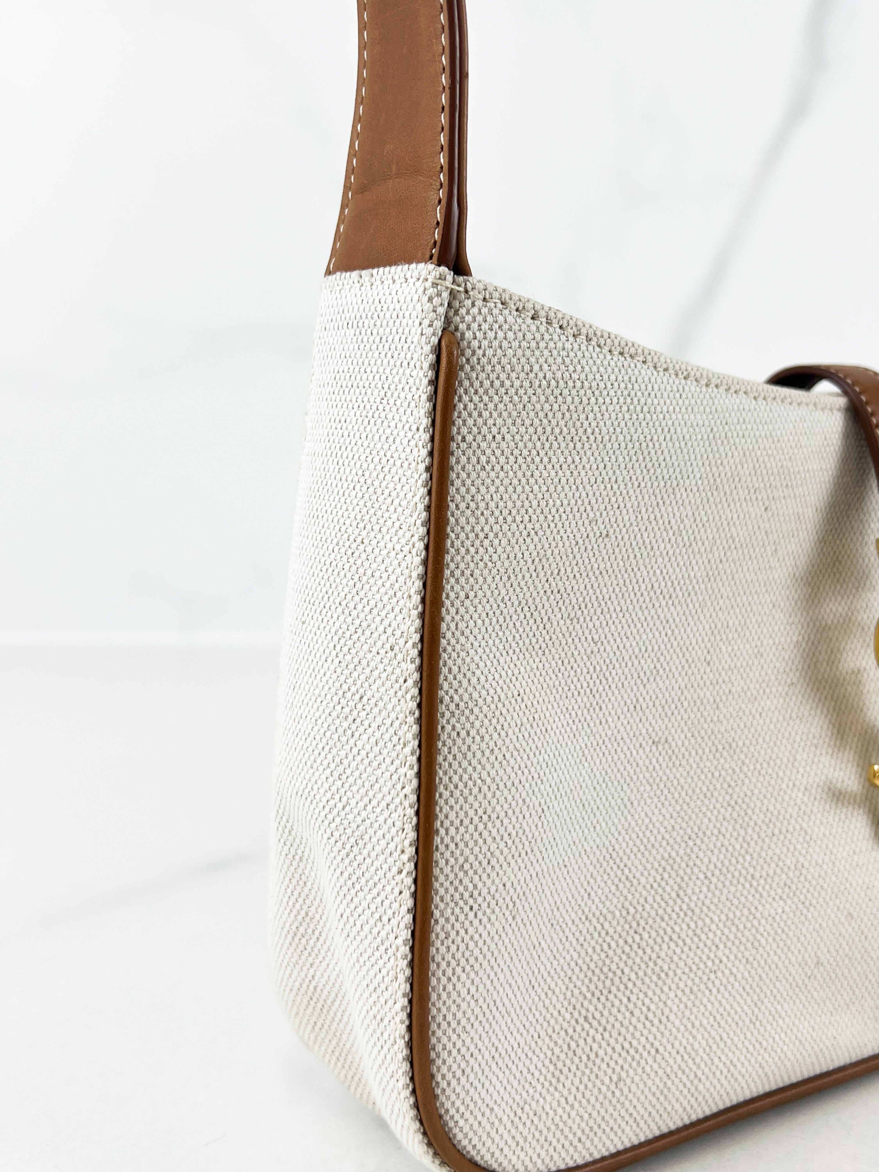 Saint Laurent Small Shoulder Bag in Grey/Brick