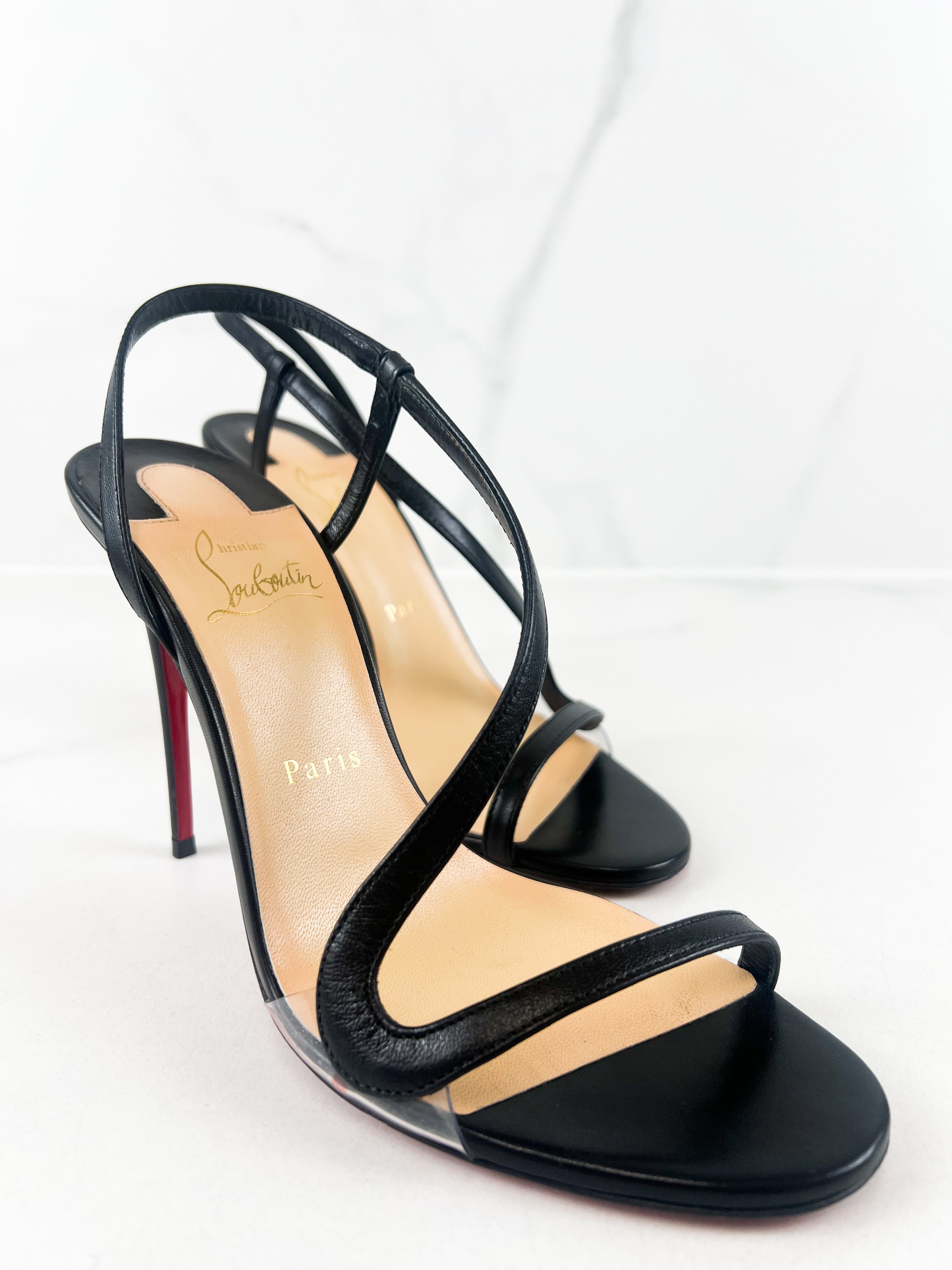 Christian Louboutin Rosalie 100mm Black Size 39