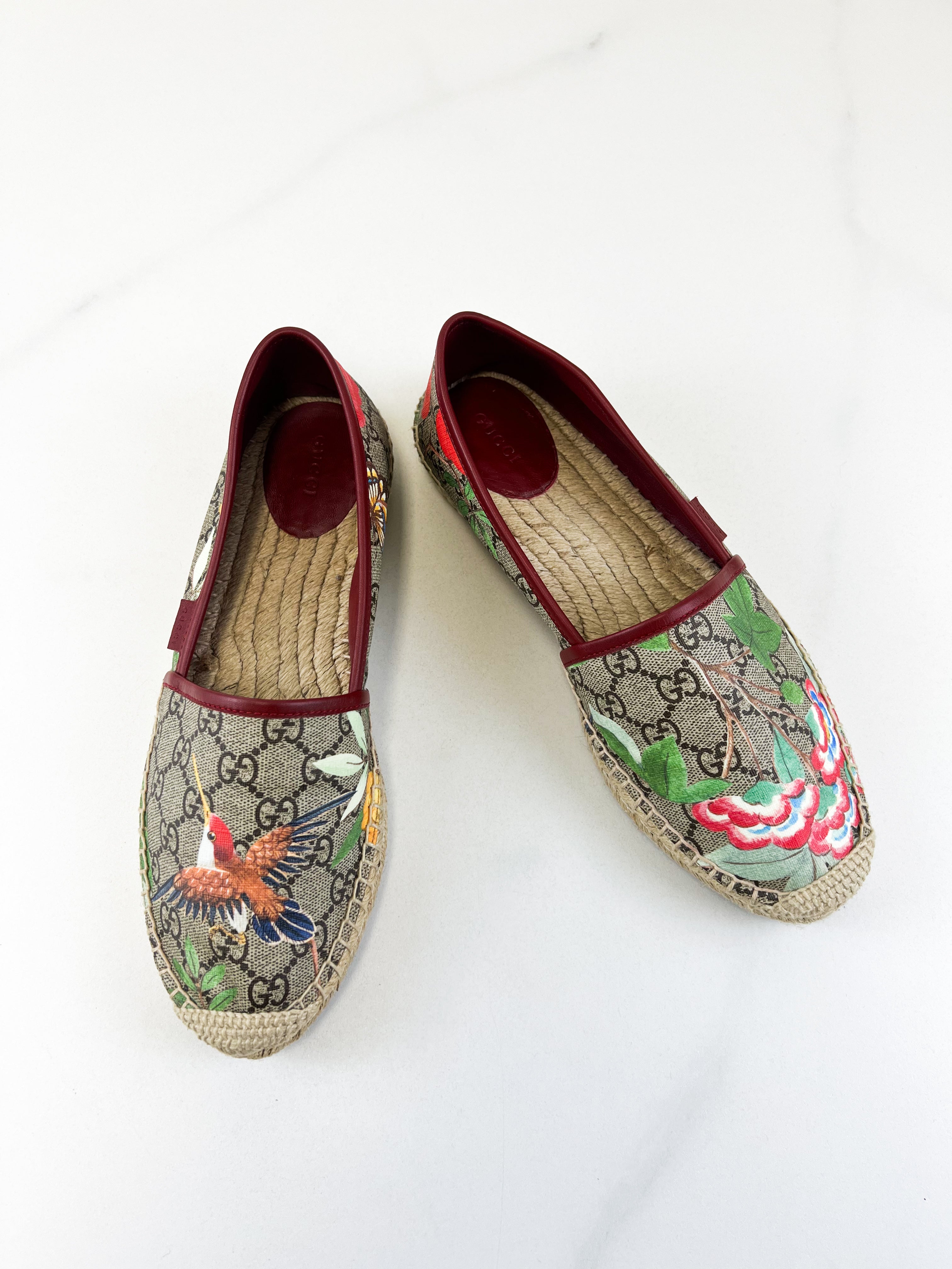 Gucci GG Canvas Espadrilles Size 41